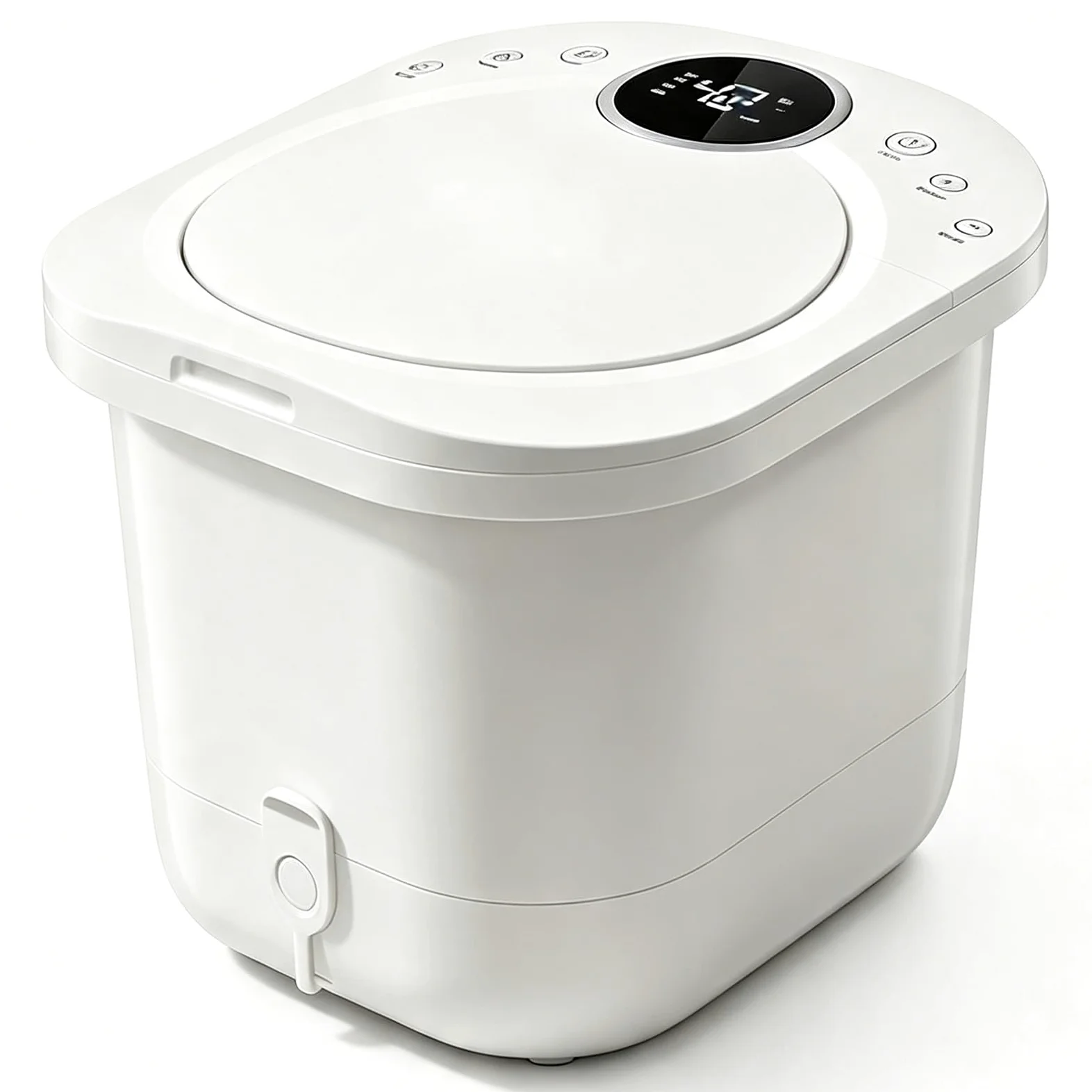 Vasca for Pediluvio, Controllo Della Temperatura Costante Regolabile | Rulli Massaggianti Rimovibili, Design A Drenaggio Rapido, Cavo Alimentazione 1,7 Metri(Electric)