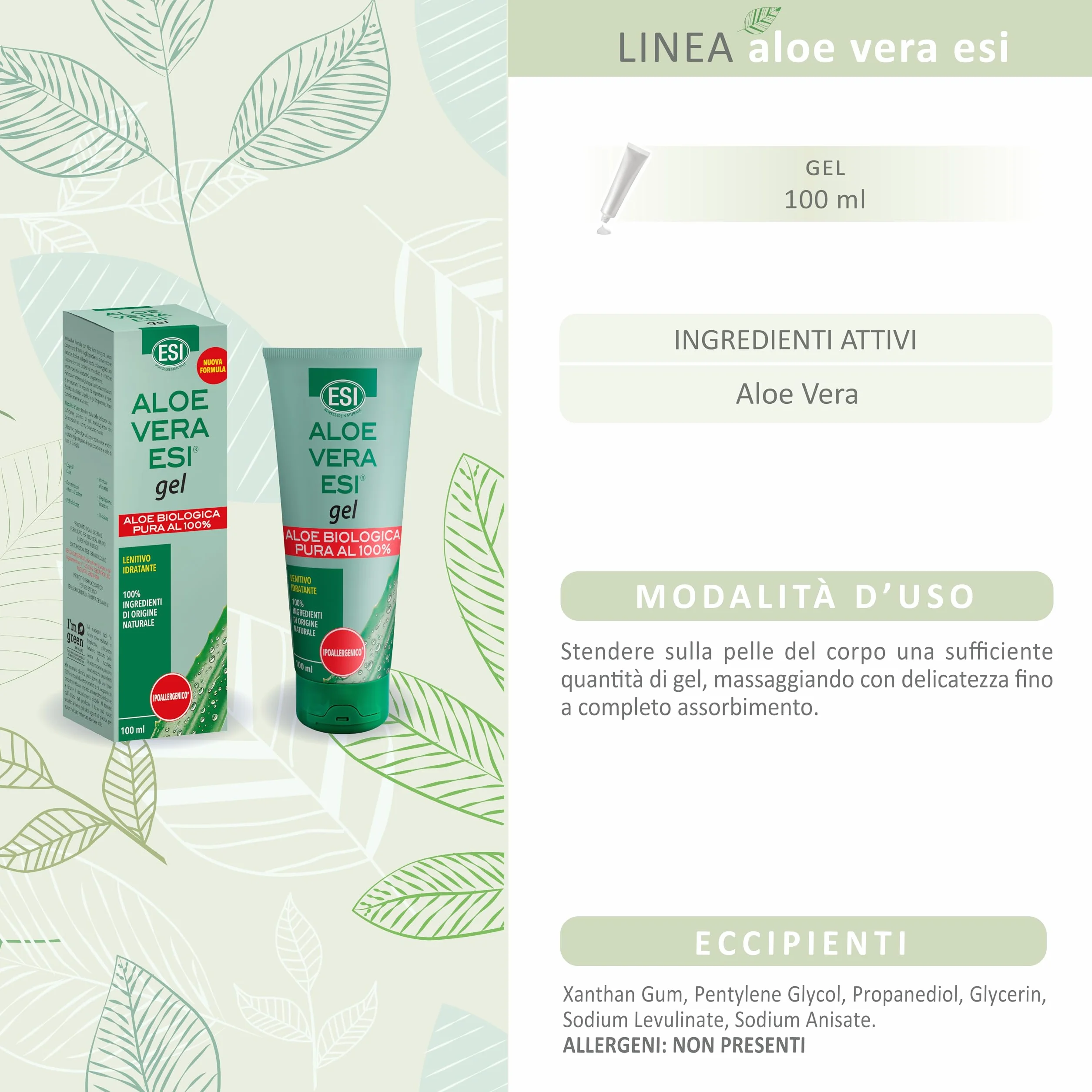 Esi Aloe Vera Gel Puro - 100 ml