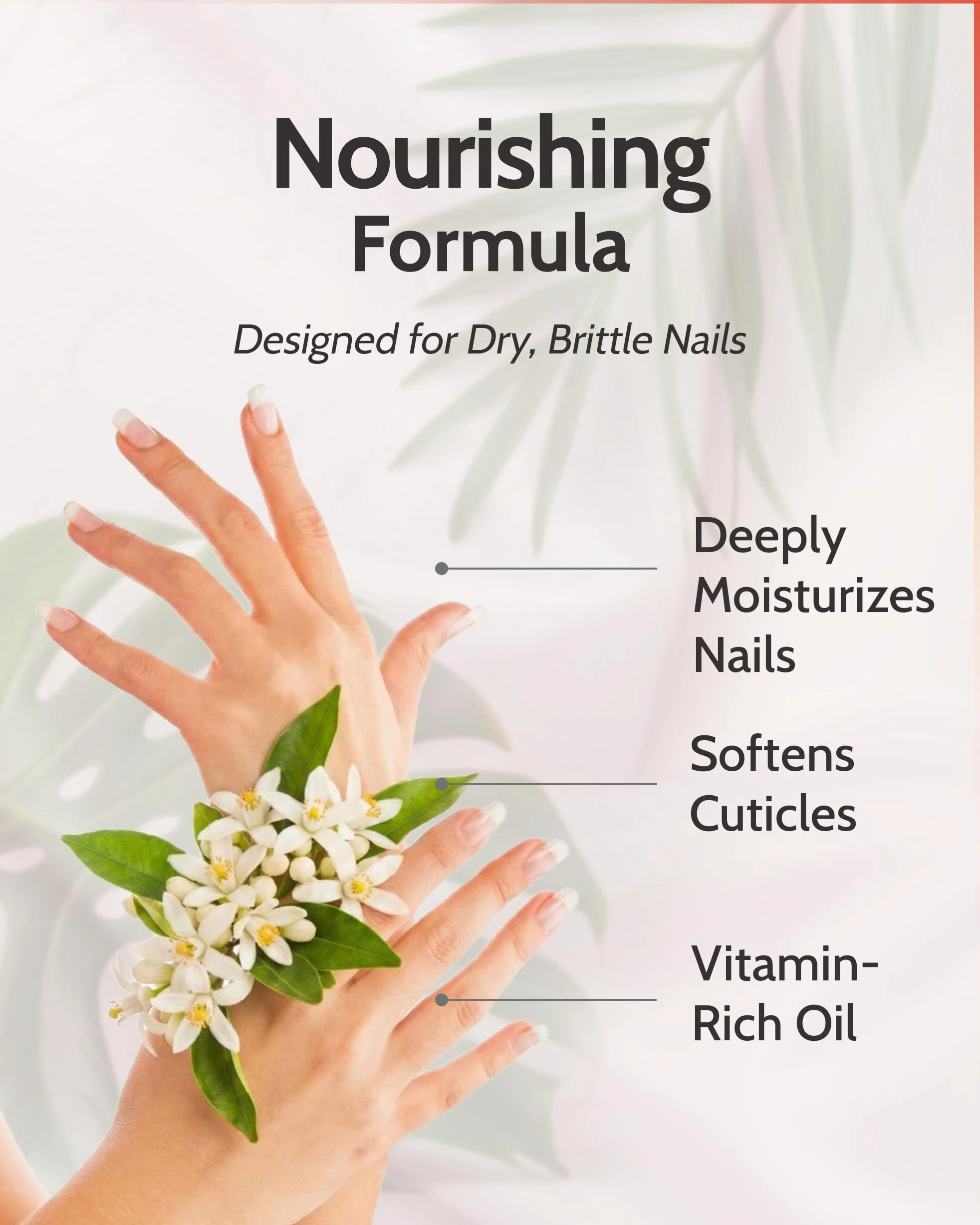 Karma Naturals - Solvente per unghie con fiori d'arancio, atossico, vegano, cruelty free, senza acetone, rinforzante per unghie, 10 ml