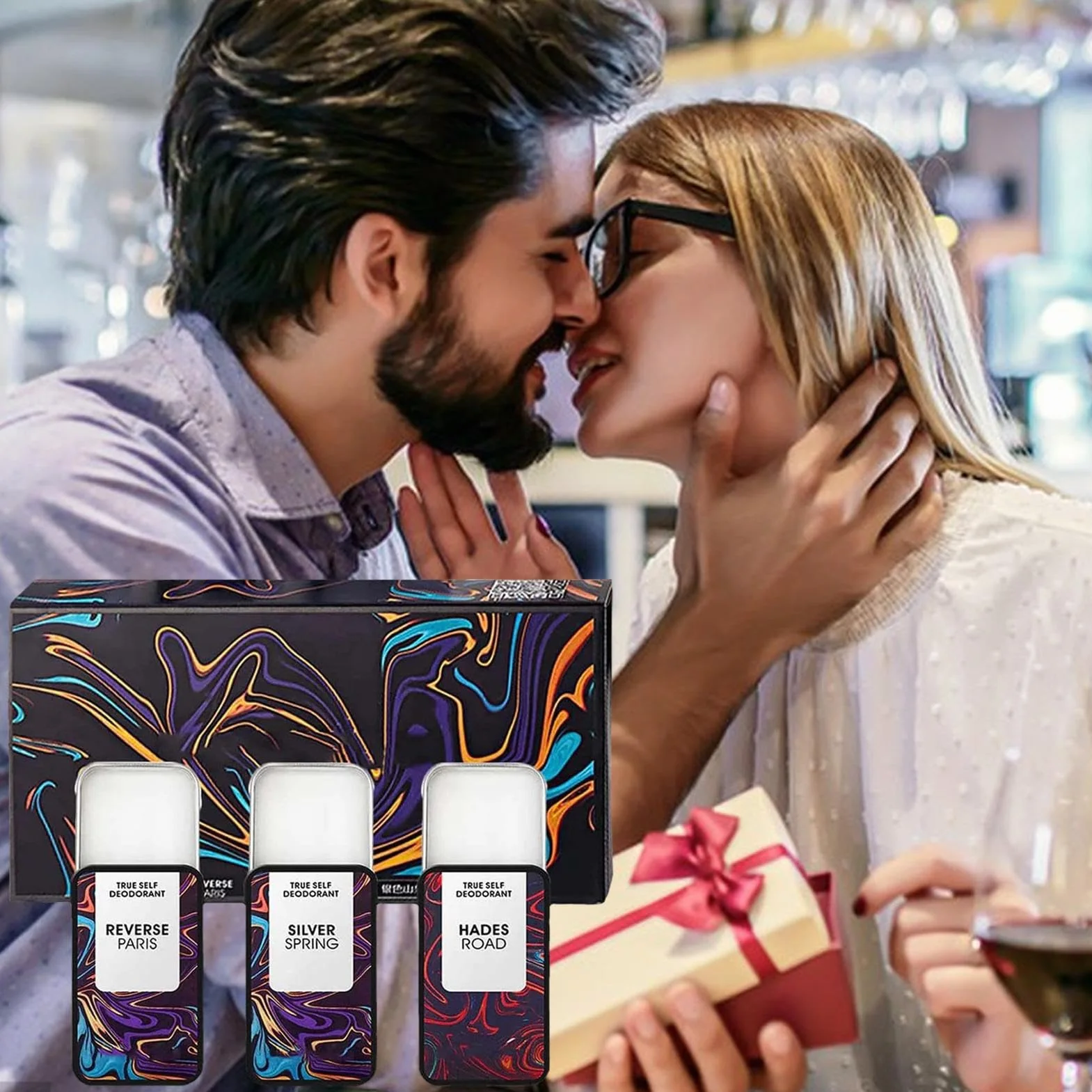 Hommelure Fherotherapy Profumo Set | 3PCS Set Di Solidi Fheromotherapy Per Hommelure Con Profumo Floreale Naturale | Il Profumo Tascabile Portatile Aumenta L'intimità Tra Uomini E Donne