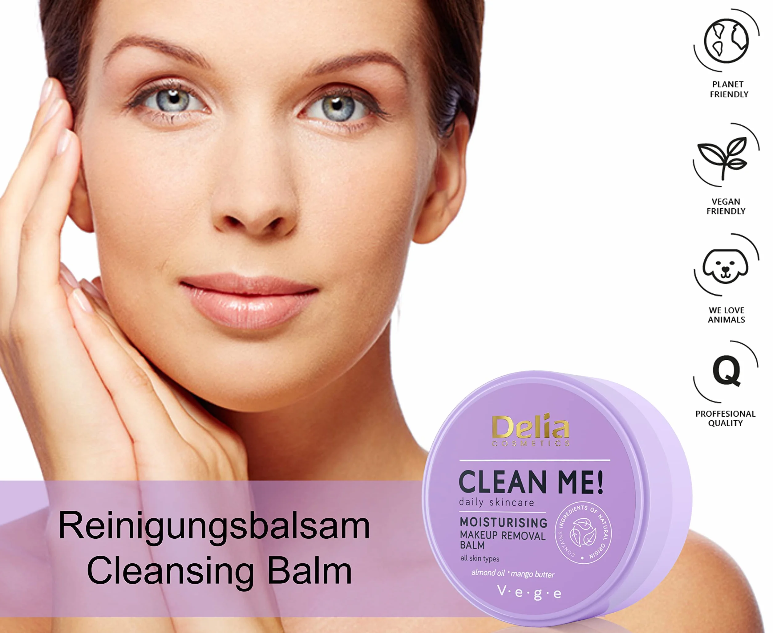 Delia Cosmetics Clean Me Struccante per viso e occhi 40g
