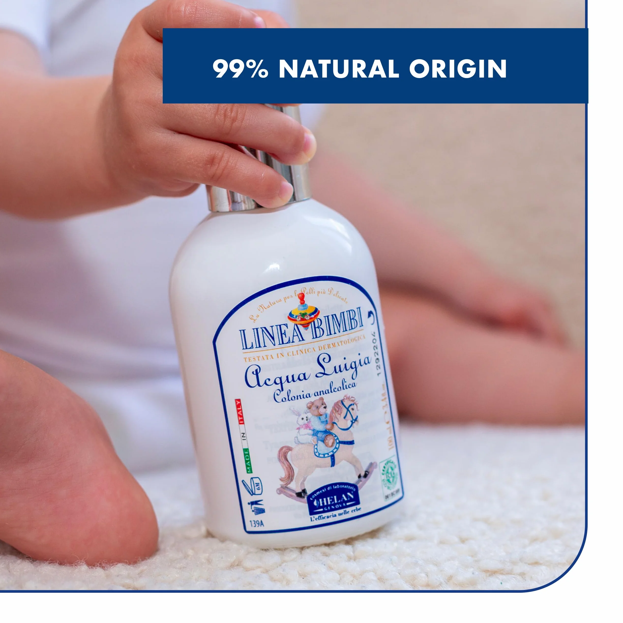 Helan Linea Bimbi Bio Acqua di Colonia Neonato Bambino Vaporizzatore Spray 100 ml