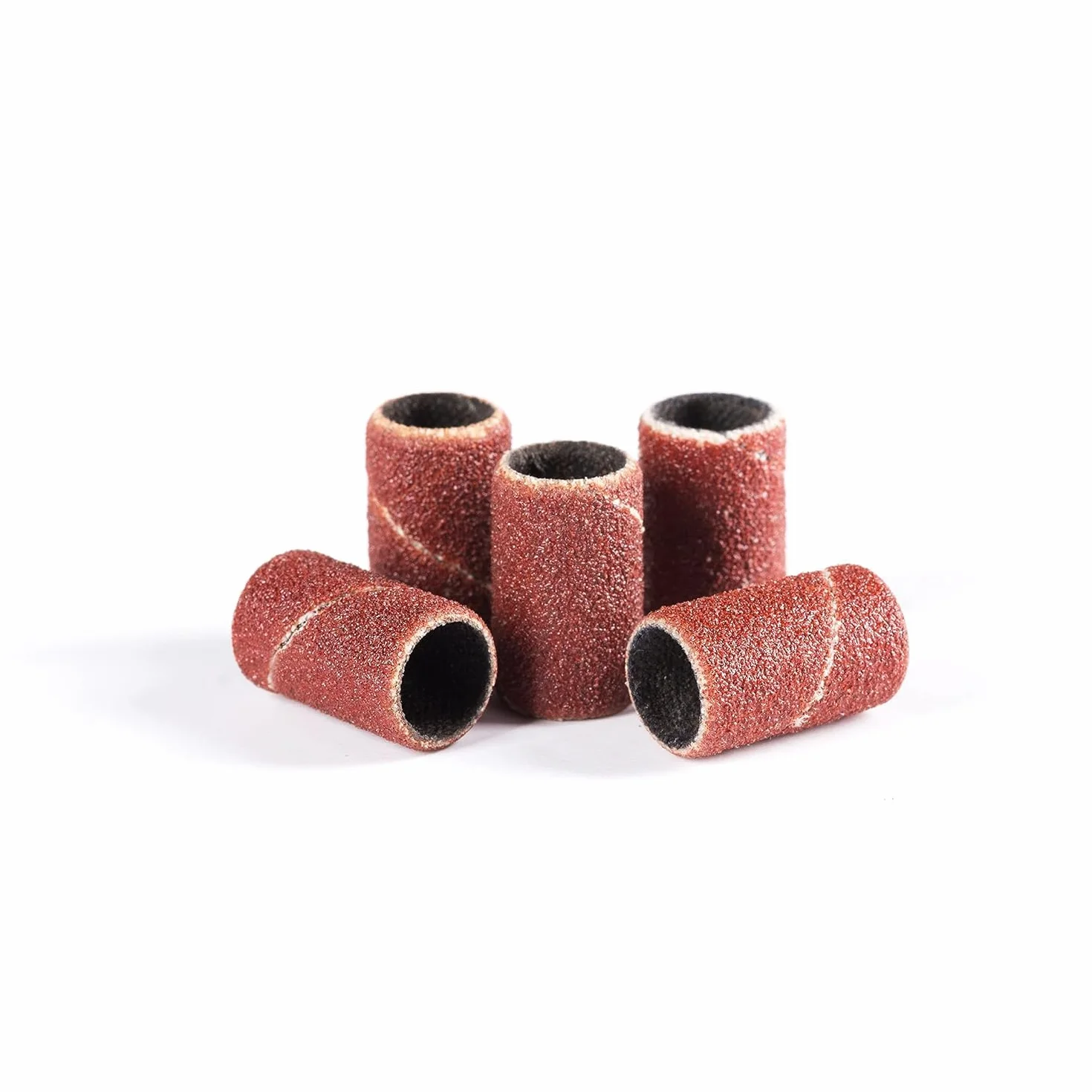 LALILL 100 pz Cappucci Abrasivi Grit 120 per Fresa Unghie - Cilindri Abrasivi per Pedicure e Manicure - Ricambi per Fresa Professionale - Accessori per Lime Elettriche per Unghie