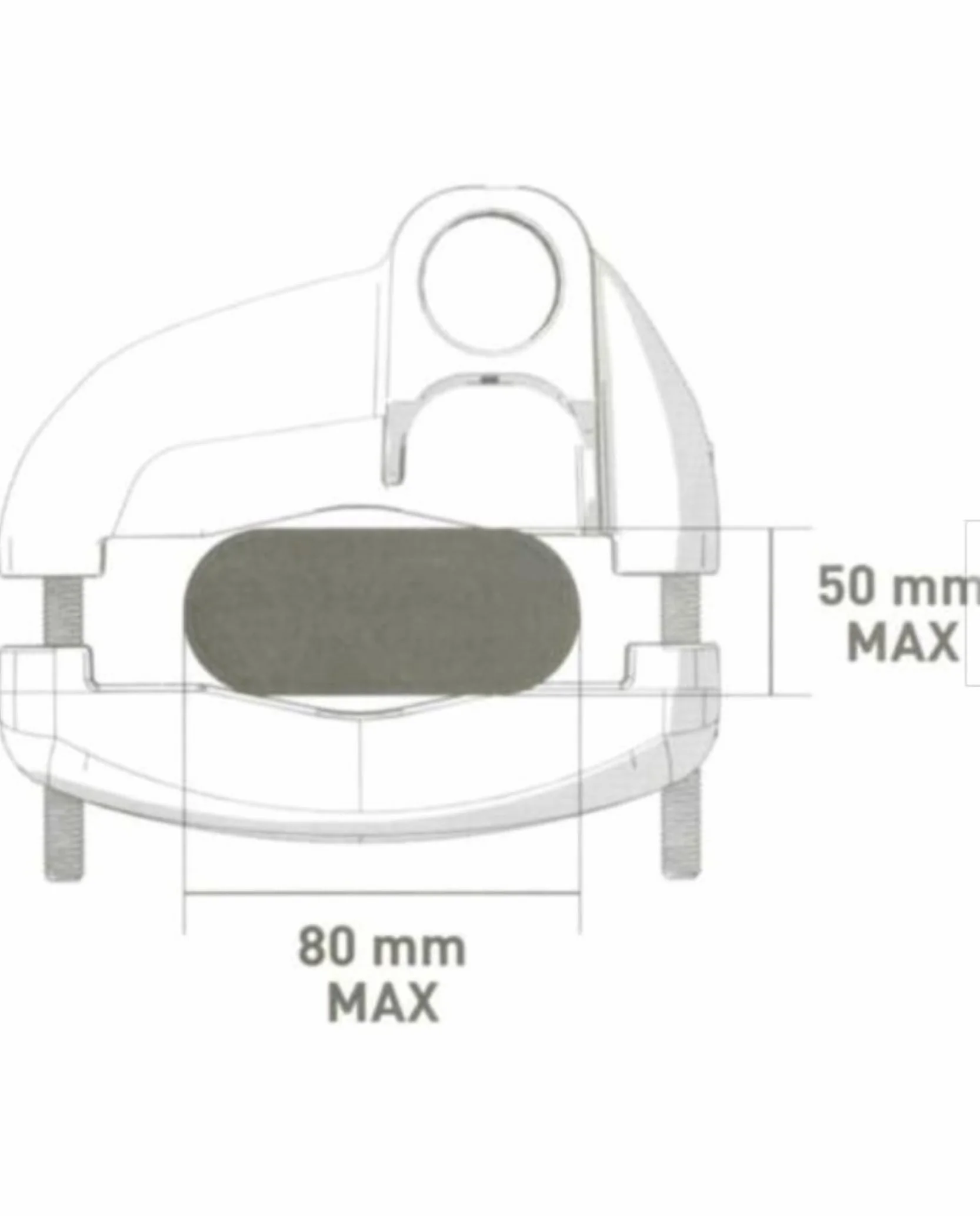 ELITE Portabici da Tetto Sanremo 40 Alluminio Sgancio Rapido Compatibile Freni Disco Perni Passanti 12x100 Barre Portatutto 80x50 mm Portata 16 kg