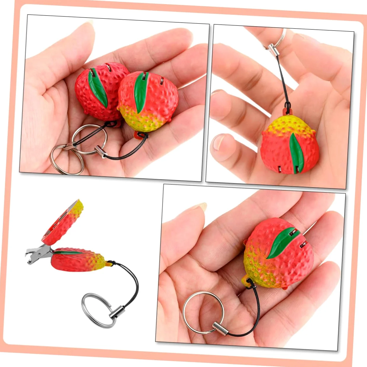 Healeved 5pezzi Tagliaunghie Professionale Acciaio Inossidabile Tronchesino Per Unghie e Piedi Design Ergonomico e Compatto Per Adulti Per Uso Quotidiano
