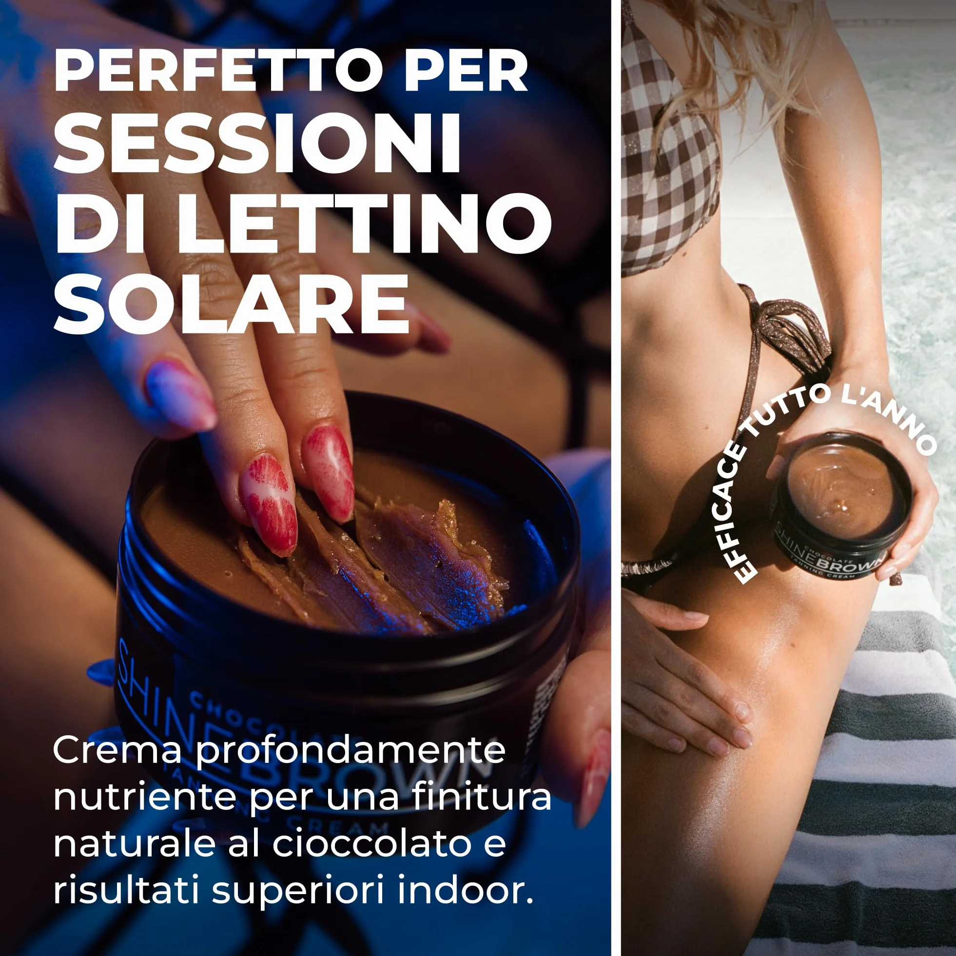 BYROKKO Shine Brown Crema Acceleratore Abbronzante Al Cioccolato 200 ml