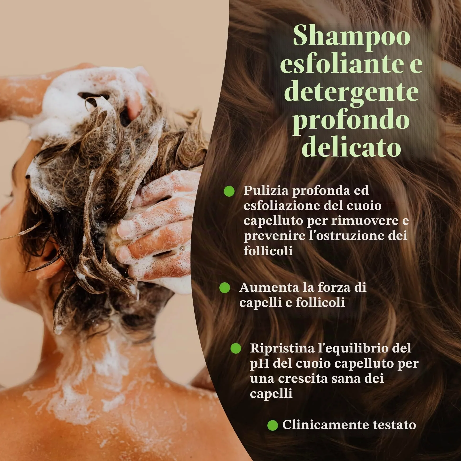 Revive Procare - Shampoo Volumizzante ANTICADUTA Capelli. Stimola La Ricrescita Sana Del Capello, Ripulisce Il Cuoio Capelluto Da Forfora, Residui Ambientali e Tossine - (1 x 300ml)