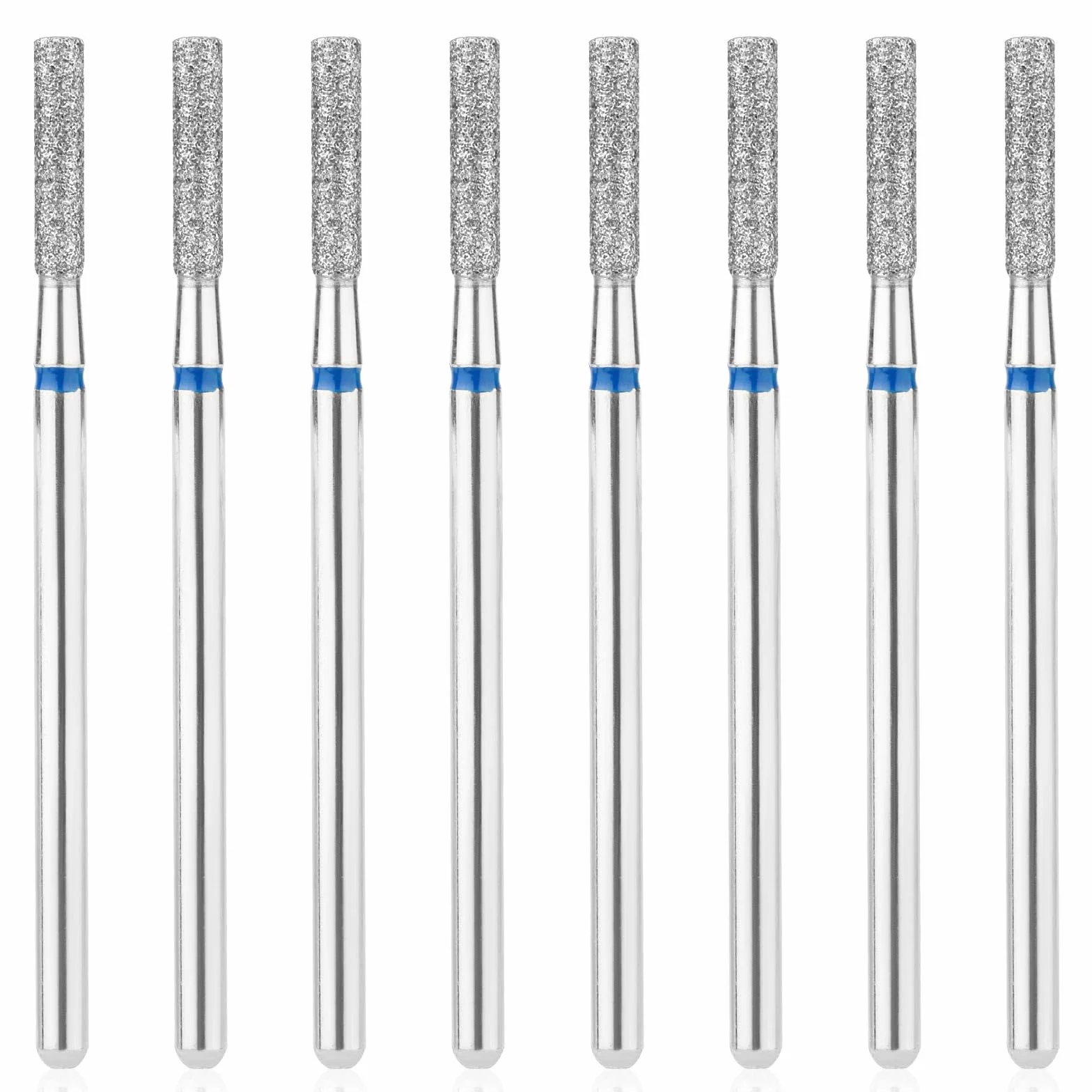 Punte Fresa Unghie 2,1mm Barile per Trapano Pulizia Cuticole Rimozione Strumento Salone