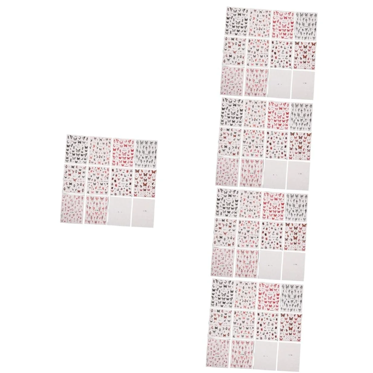 CALLARON 60fogli Adesivi Per Unghie Nail Art Stickers Per Decorazioni Estive e Invernali Facile Applicazione Per Design e Creativi Per e Speciali