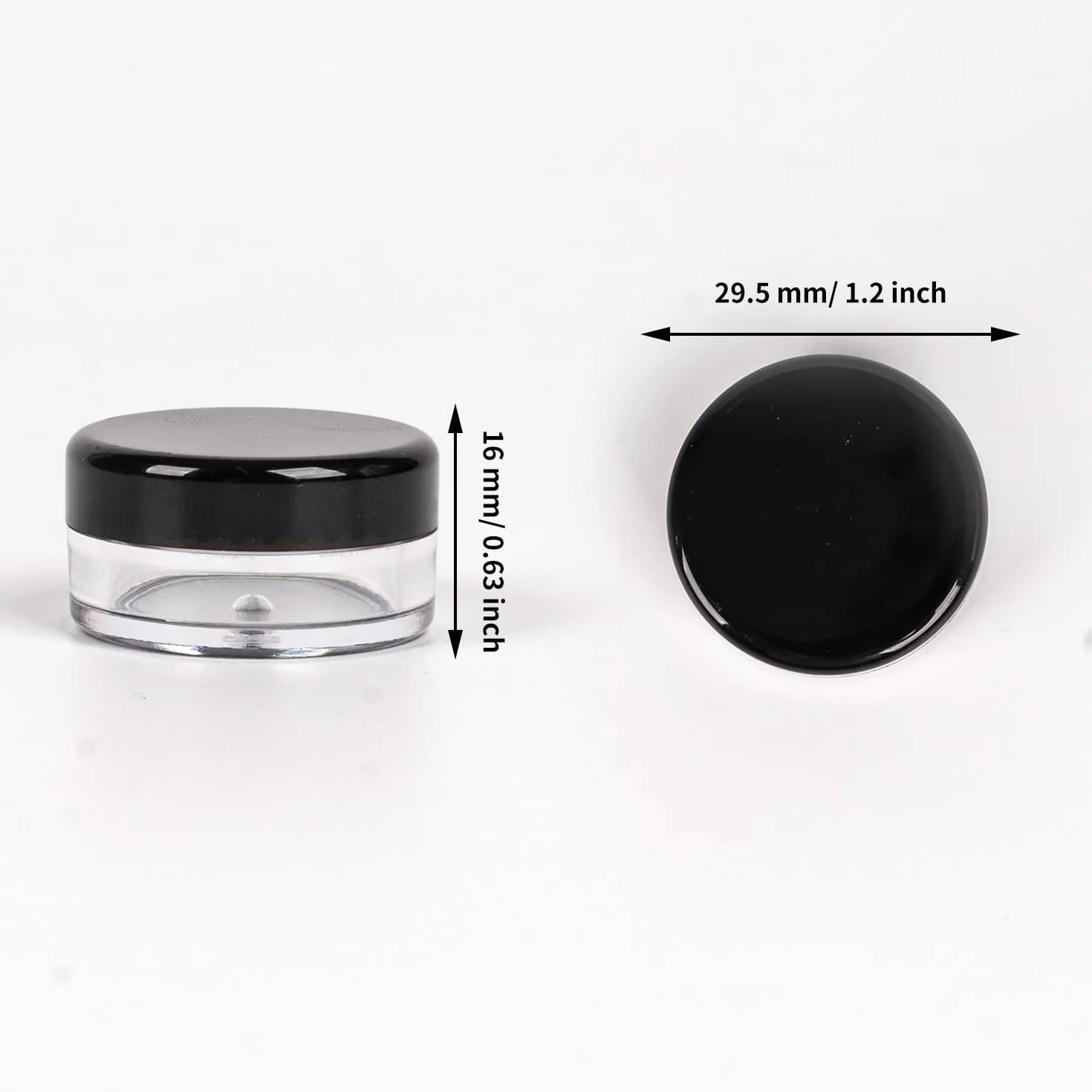 70 pezzi 5 ML contenitori cosmetici vuoti +6 pezzi di raschietto + 1 pezzo di flacone spray + 80 pezzi di adesivi,vasetti plastica