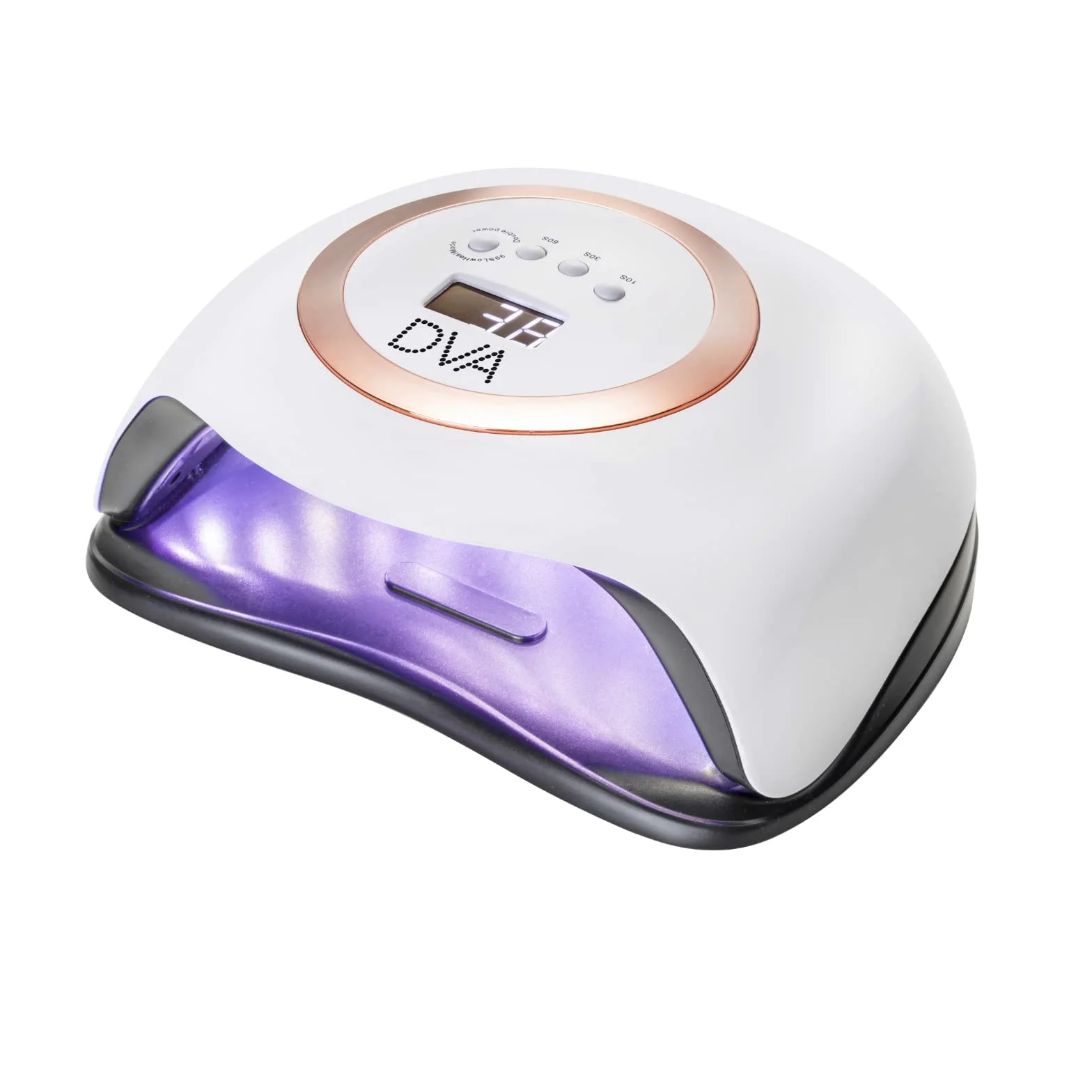 DVA, Lampada per Unghie Adatta per Gel, Lampada Professionale UV e LED 65W | Acrygel e Semipermanente con Timer Digitale, Schermo LCD e Sensore di Movimento a Infrarossi
