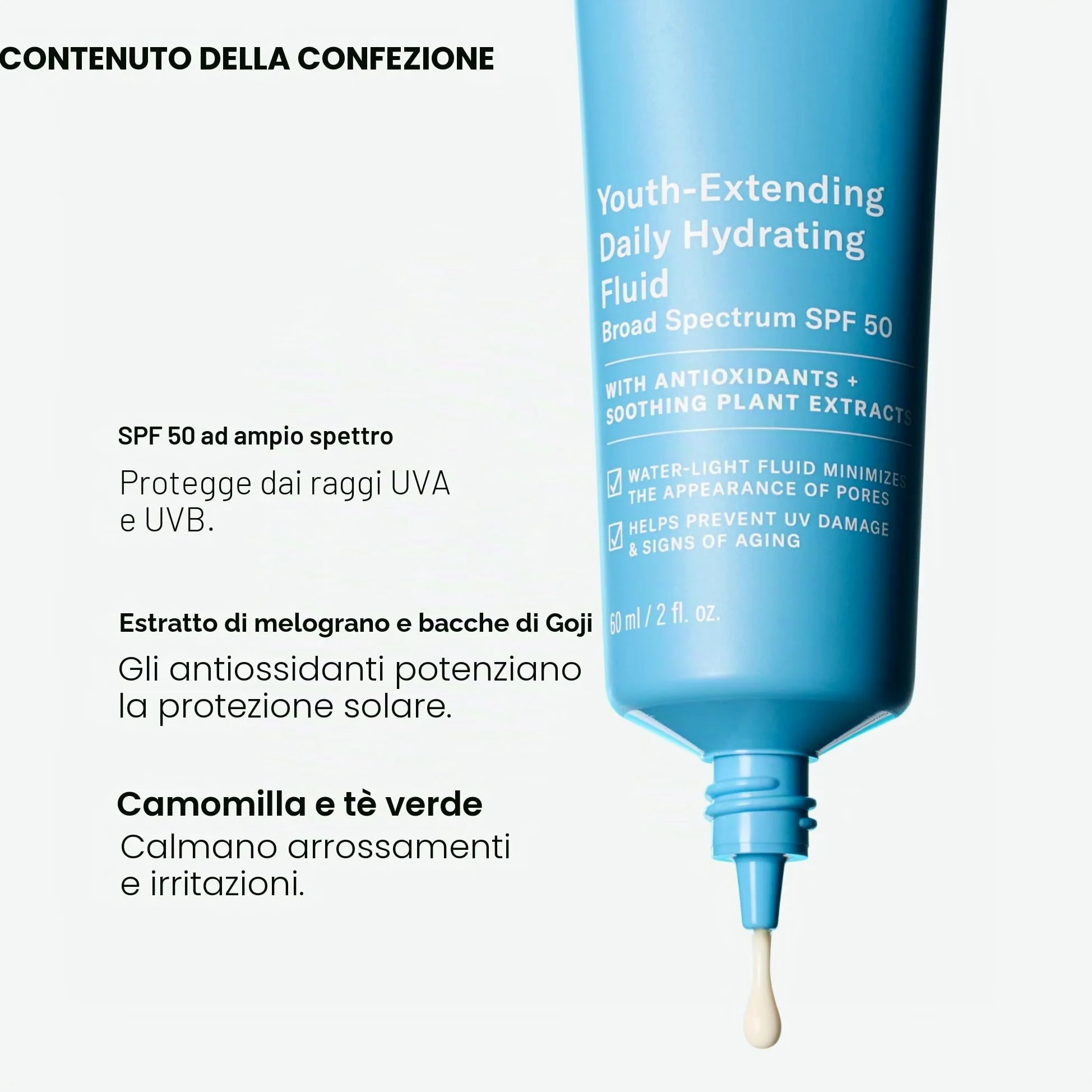 Paula's Choice Anti-Aging Crema Giorno SPF 50, Pelli Miste o Grasse, 60 ml | Creme Giorno - Protezione Solare Viso - Combate Imperfezioni, Punti Neri e Macchie scure - Finish Opaco - con Avobenzone