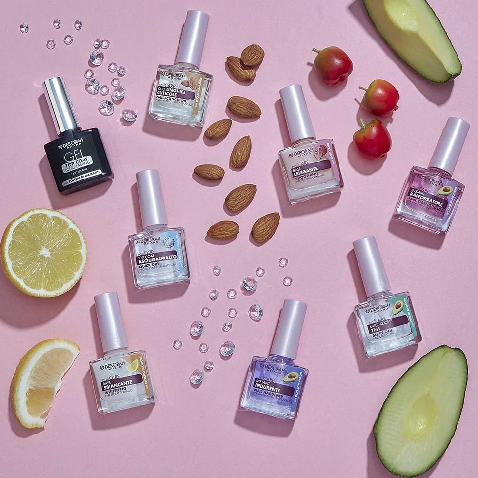 Deborah Milano Smalto Trattamento Rafforzatore per Unghie Deboli e Sfaldate con Calcio, Cheratina e Olio di Avocado, 8.5 ml