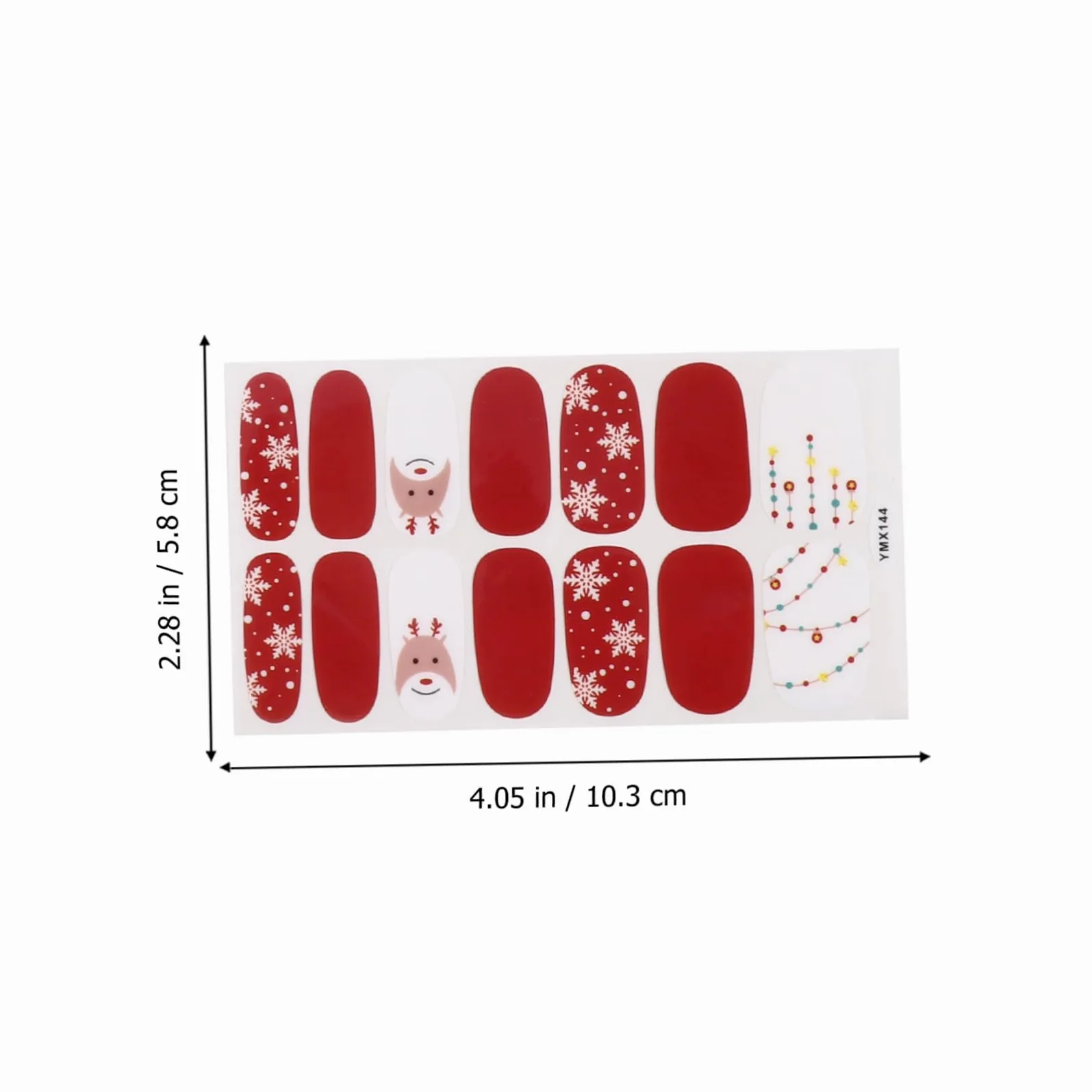 FRCOLOR 3 Set Adesivi Per Unghie Natalizie Adesivi Fai Da Te Per Unghie Natalizie Fai Da Te Per ie ie Per Nail Art ie Per ie 10 fogli*3