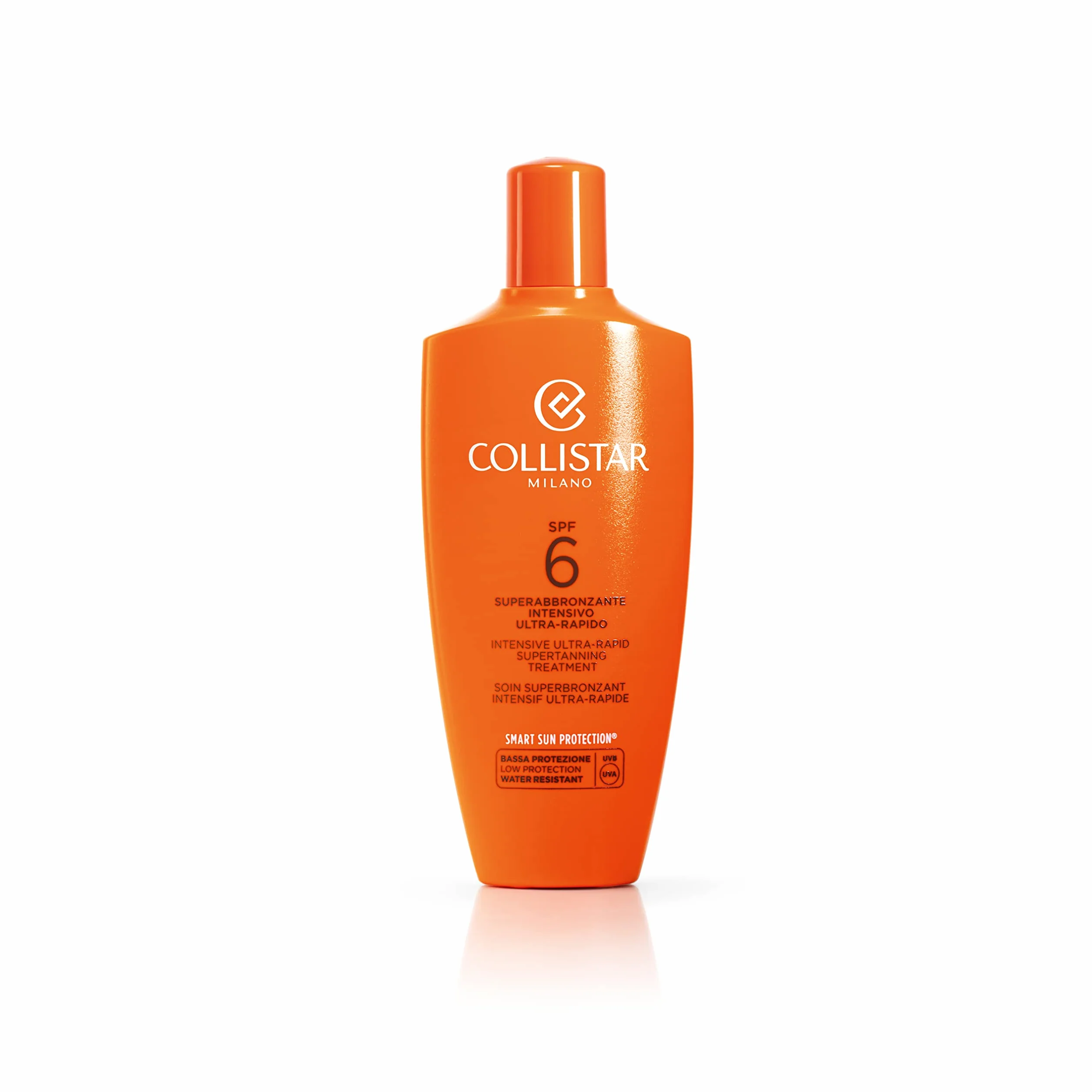 Collistar Superabbronzante Intensivo Ultrarapido SPF6, Con Attivatore e Acceleratore di Abbronzatura, Adatto a Viso e Corpo, 200 ml