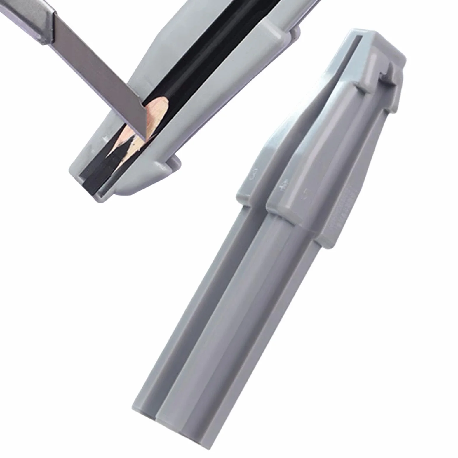Duckbill Shaper - Matita cosmetica per affilatura, forma di becco d' , temperamatite per sopracciglia, strumento con materiale resistente, temperamatite per trucco occhi per principianti, 13 x