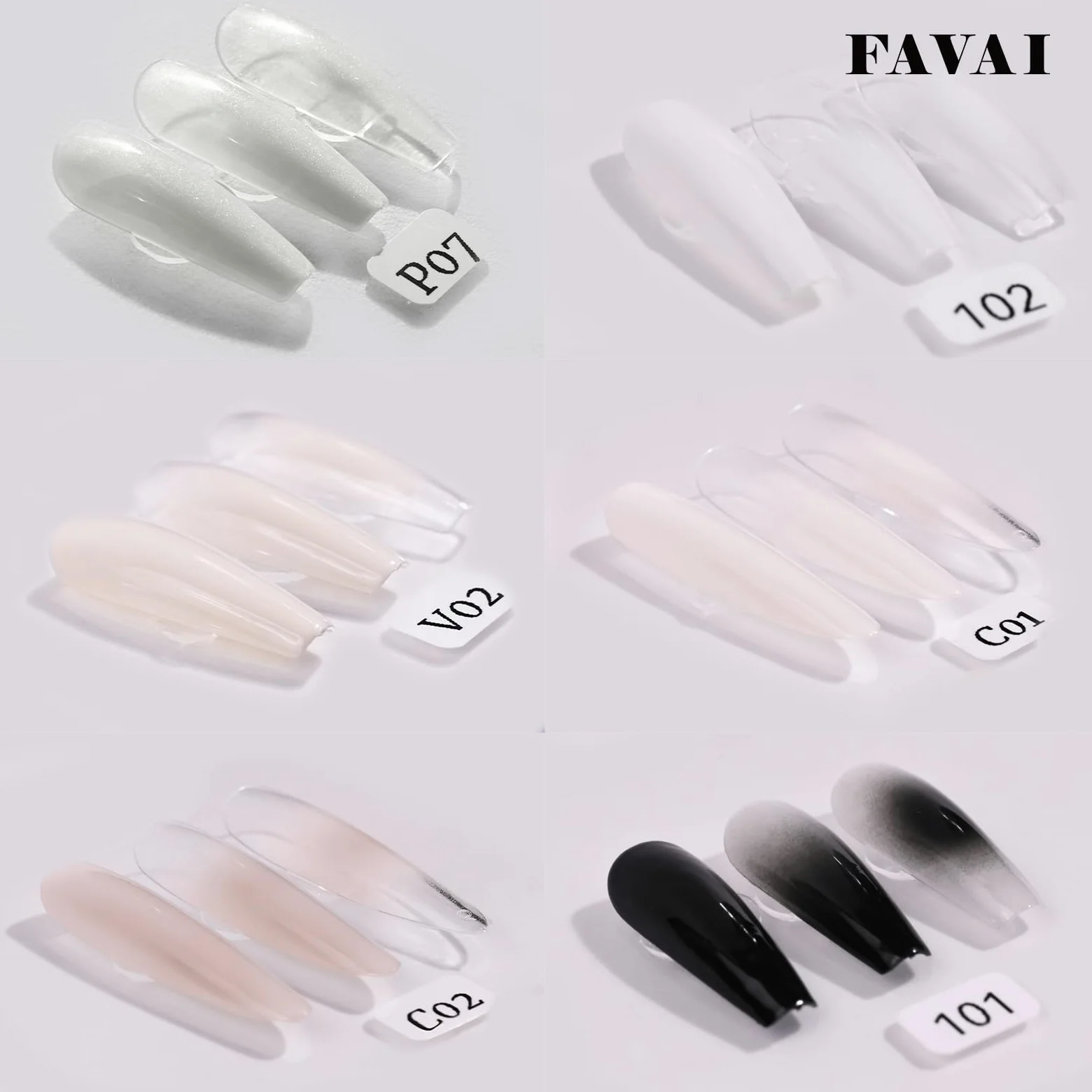 FAVAI Smalto in gel per aerografo, senza acetone, 12 x 15 ml, per aerografo, UV con nebulizzazione fine, smalto per unghie senza diluizione, nail art fai da te