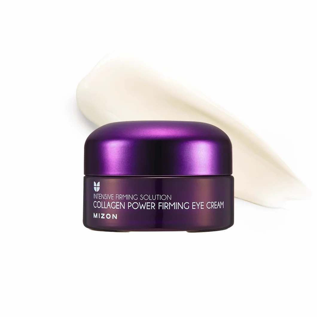 [Mizon] Crema Power Firming al collagene per il contorno occhi (25ml) Collagene marino, antirughe, Elastina Booster, Idratante, Acido Ialuronico (Collagen Power Firming Eye Cream)