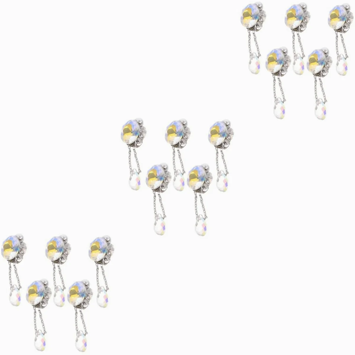 3 Set Ciondoli Per Unghie Accessori Per Nail Art Decorazioni Manicure Design E Unico Per Creazioni Te 5 Pezzi*3