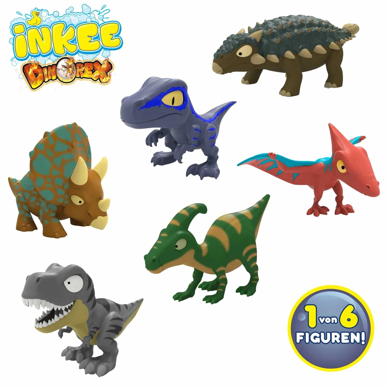 INKEE Bombe da bagno bambini con dinosauro sorpresa, bath bombs 100g profumo pesca e avocado, bombe bagno bambini naturali e idratanti