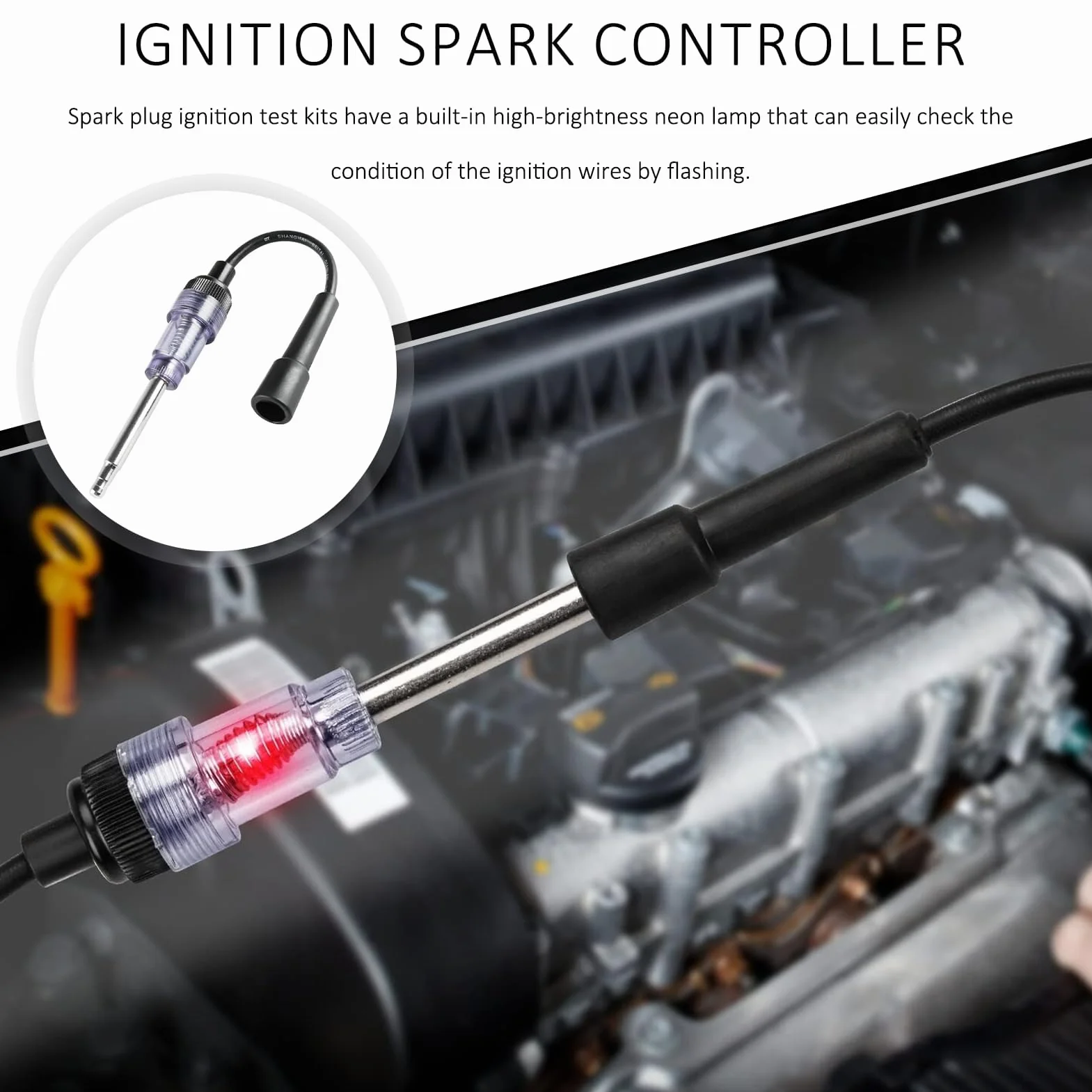 Tester di accensione a scintille per auto tosaerba motori motosega