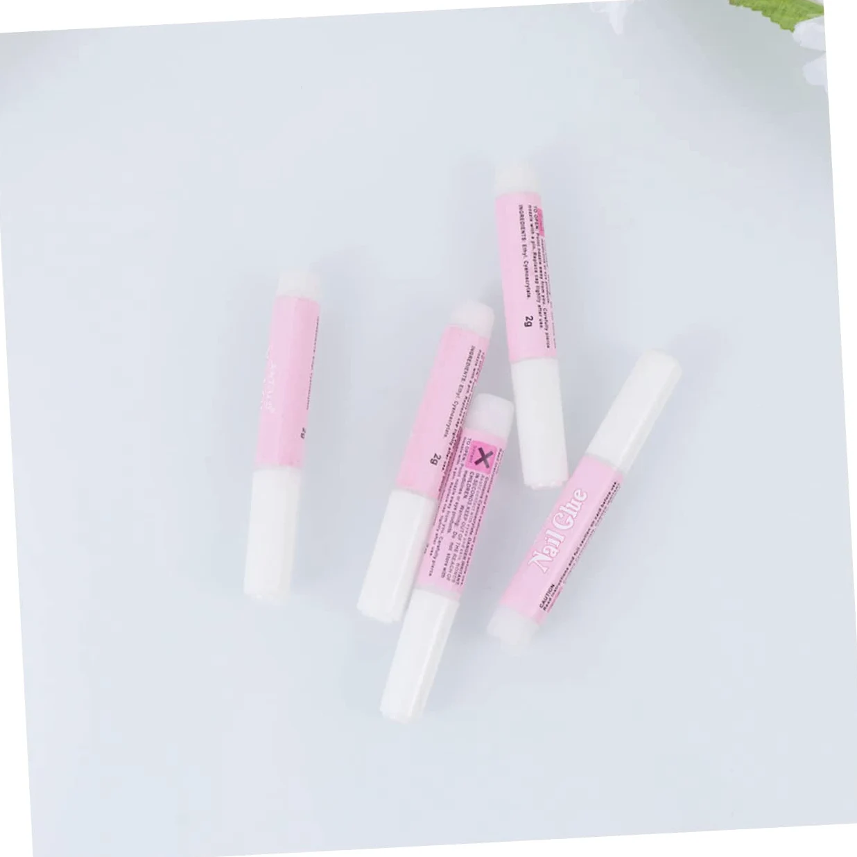 FRCOLOR 75pezzi Colla Per Unghie Acriliche Adesivo Professionale Per Manicure Art Alta Adesione e Asciugatura Rapida Per Unghie False