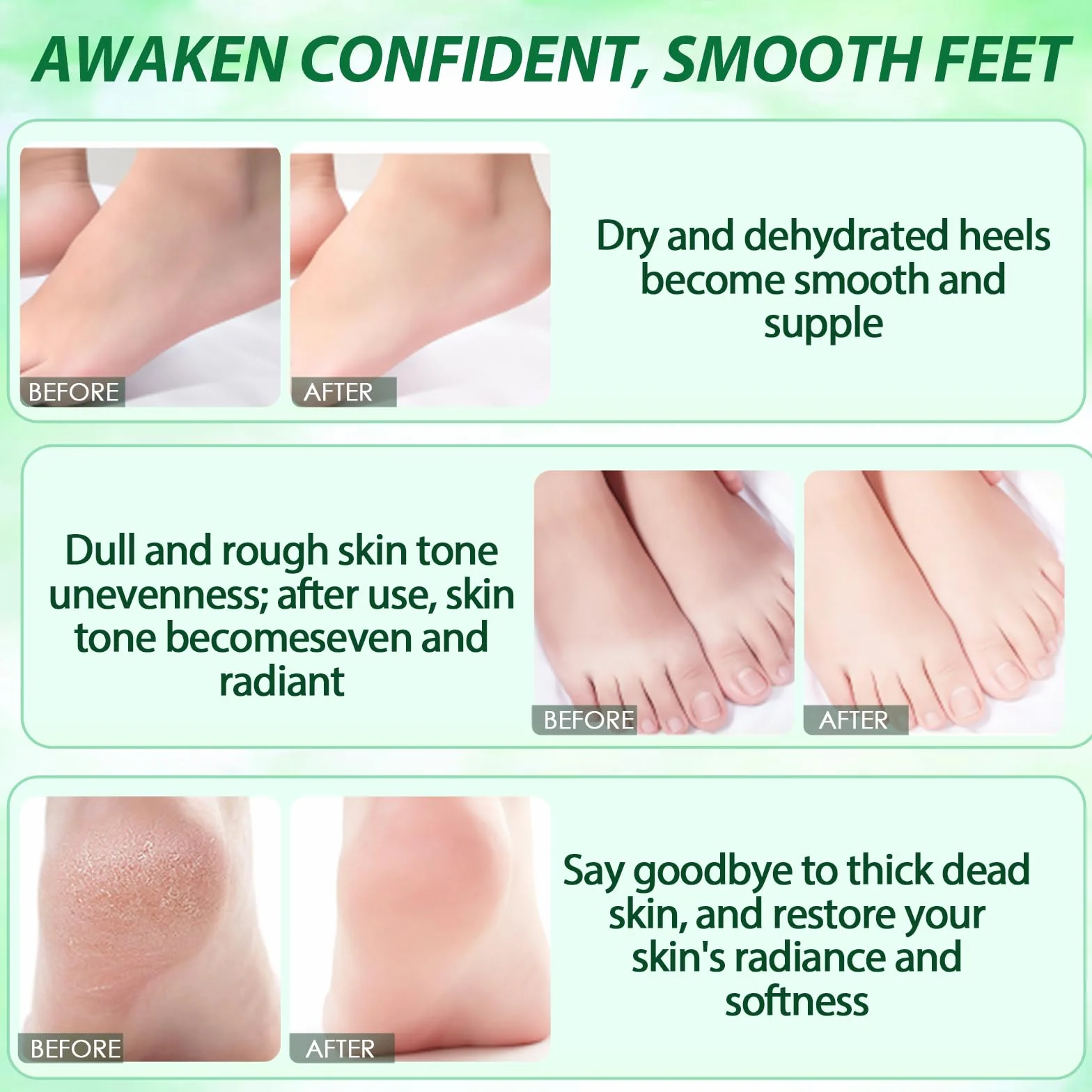 2 Paia Maschera Piedi Esfoliante, Maschera Peeling Piedi, Foot Peel Mask, Calzini Pedicure Peel Off, Rimozione Della Pelle Morta e Calli, Cura e Scrub Piedis, Effetto Idratante(Aloe Vera)
