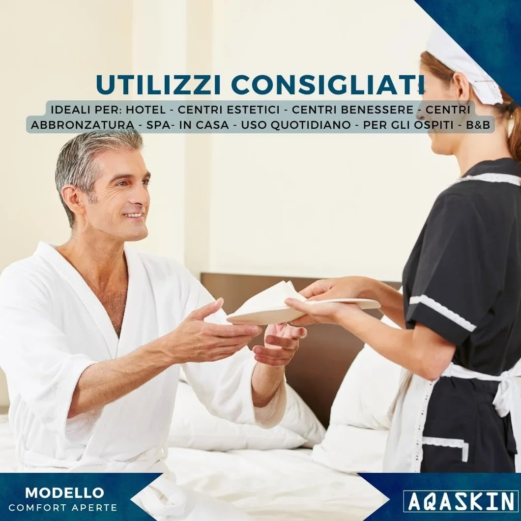 Ciabatte Monouso Antiscivolo in Spugna Fondo Rialzato Morbido per Hotel Spa