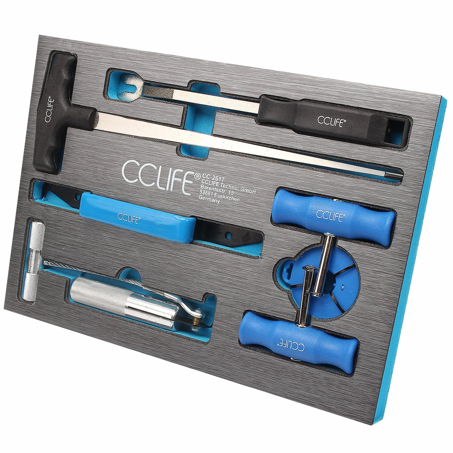 CCLIFE 7 Pezzi Set Strumenti Rimozione Parabrezza Auto Kit Riparazione Sostituzione