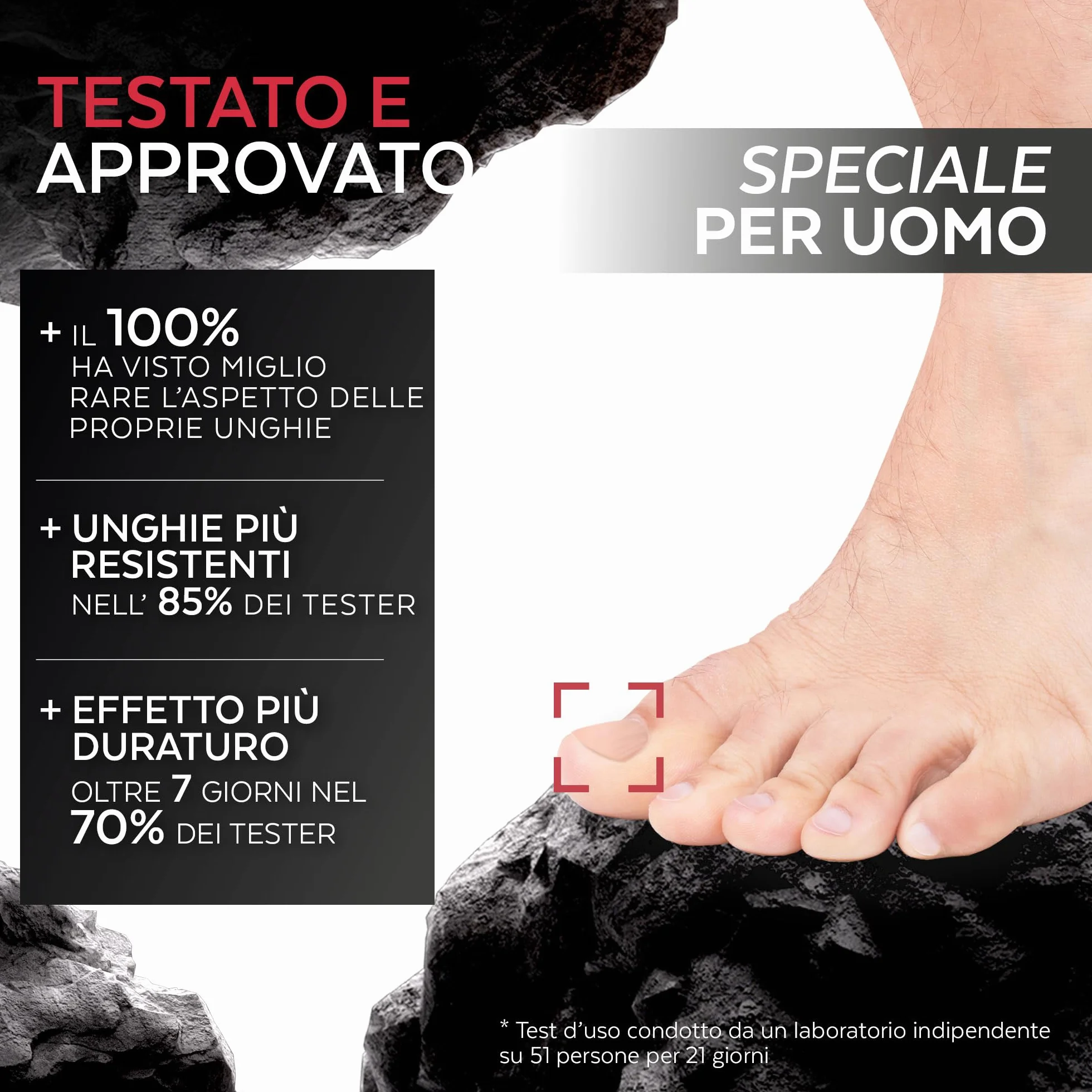 PODERM Smalto Invisibile Color Nude Micosi Unghie Uomo - Tea Tree Corregge Unghie Gialle Marchio Svizzero
