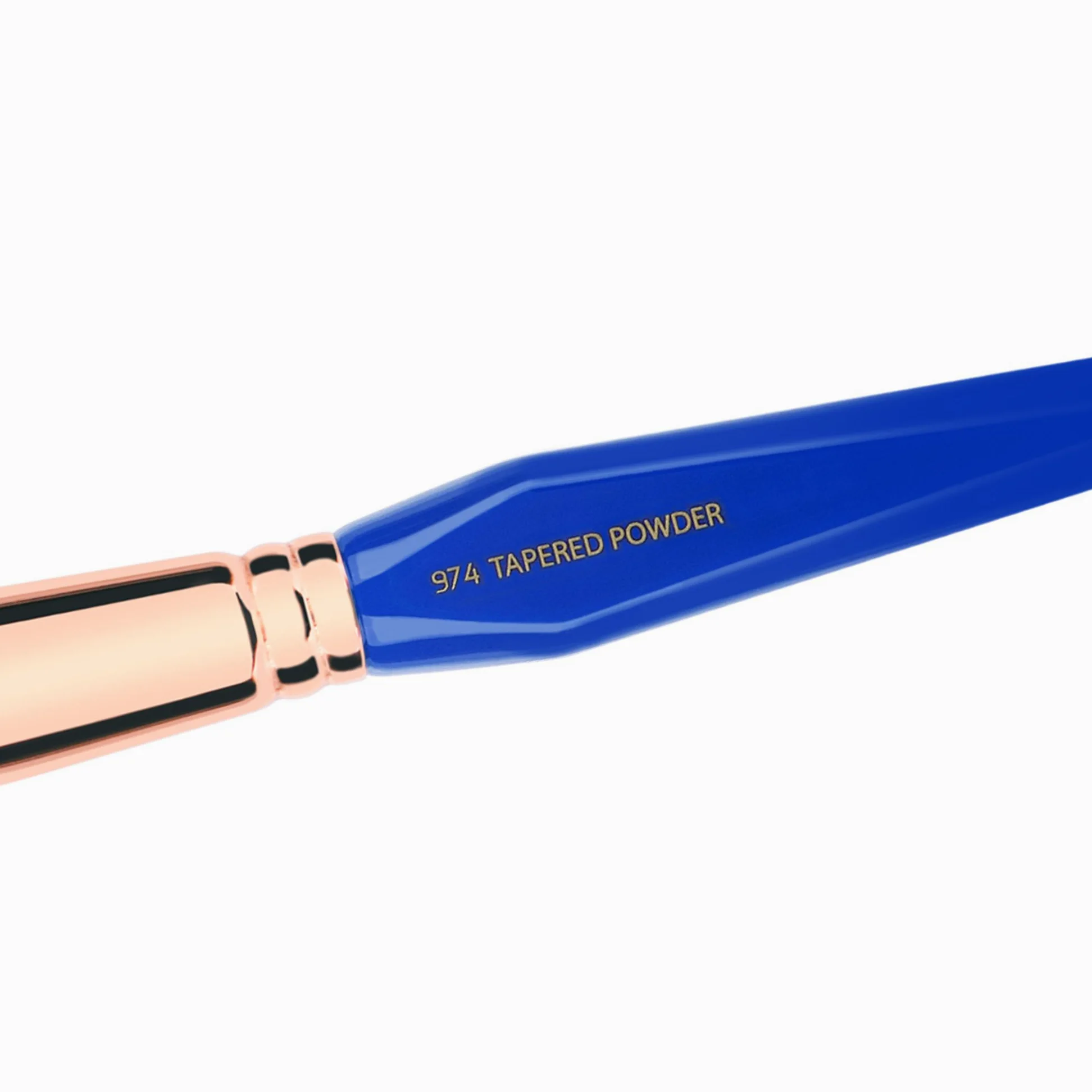 Bdellium Tools Pennello professionale per trucco Golden Triangle Series - Cipria affusolata 974