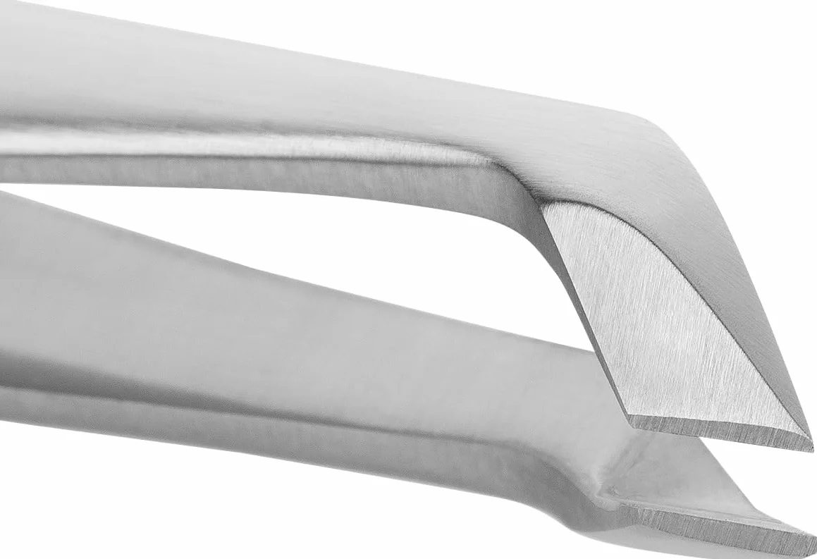 ZWILLING Tronchesino per cuticole, bordi taglienti e angolati, ipoallergenico, finitura opaca, argento