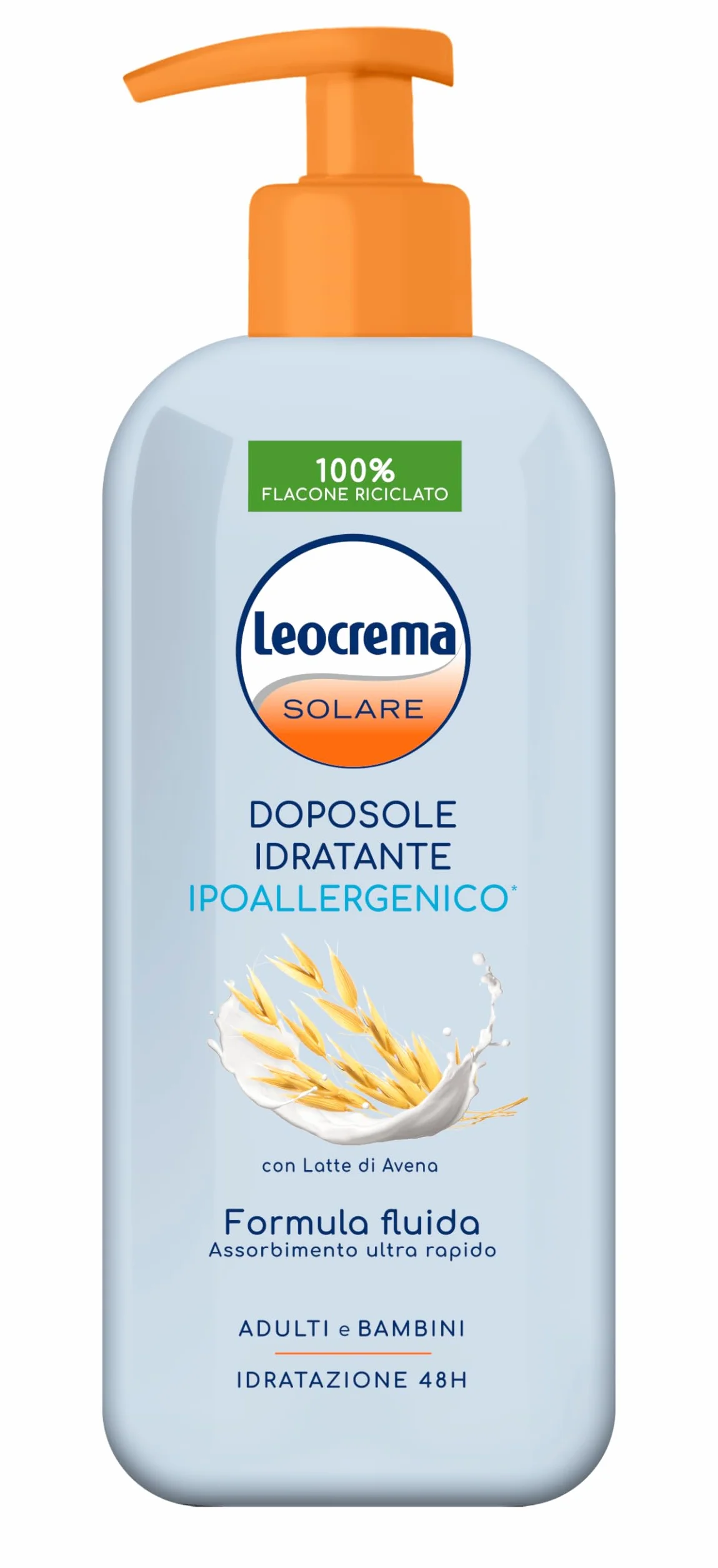 Doposole Idratante Ipoallergenico con Latte di Avena, Assorbimento Ultra Rapido, 400 ml
