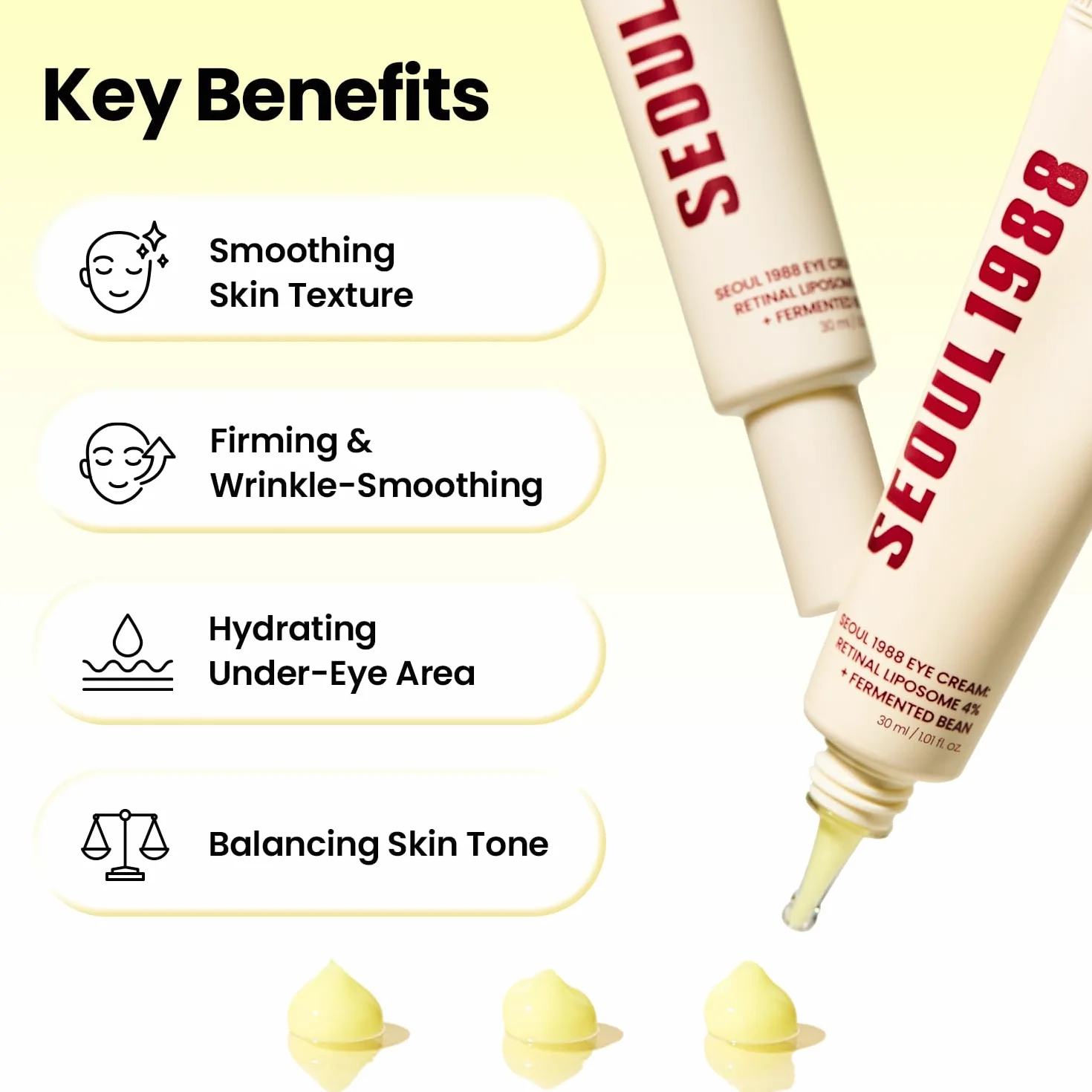 K-SECRET KSECRET Seoul 1988 Crema contorno occhi, liposoma retinico 4%, fagiolo fermentato