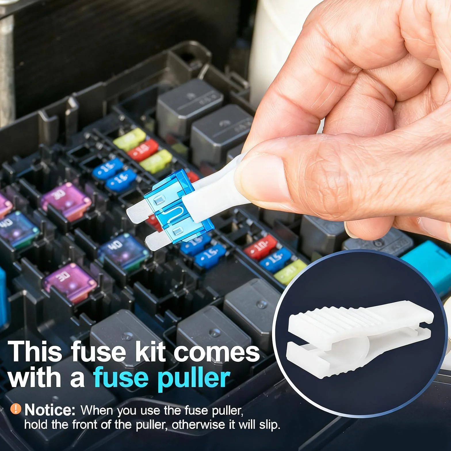 JOREST 300Pcs Fusibili Auto Assortiti Kit, 160 Mini + 90 Medio + 50 Micro + Estrattori (2A-40A)