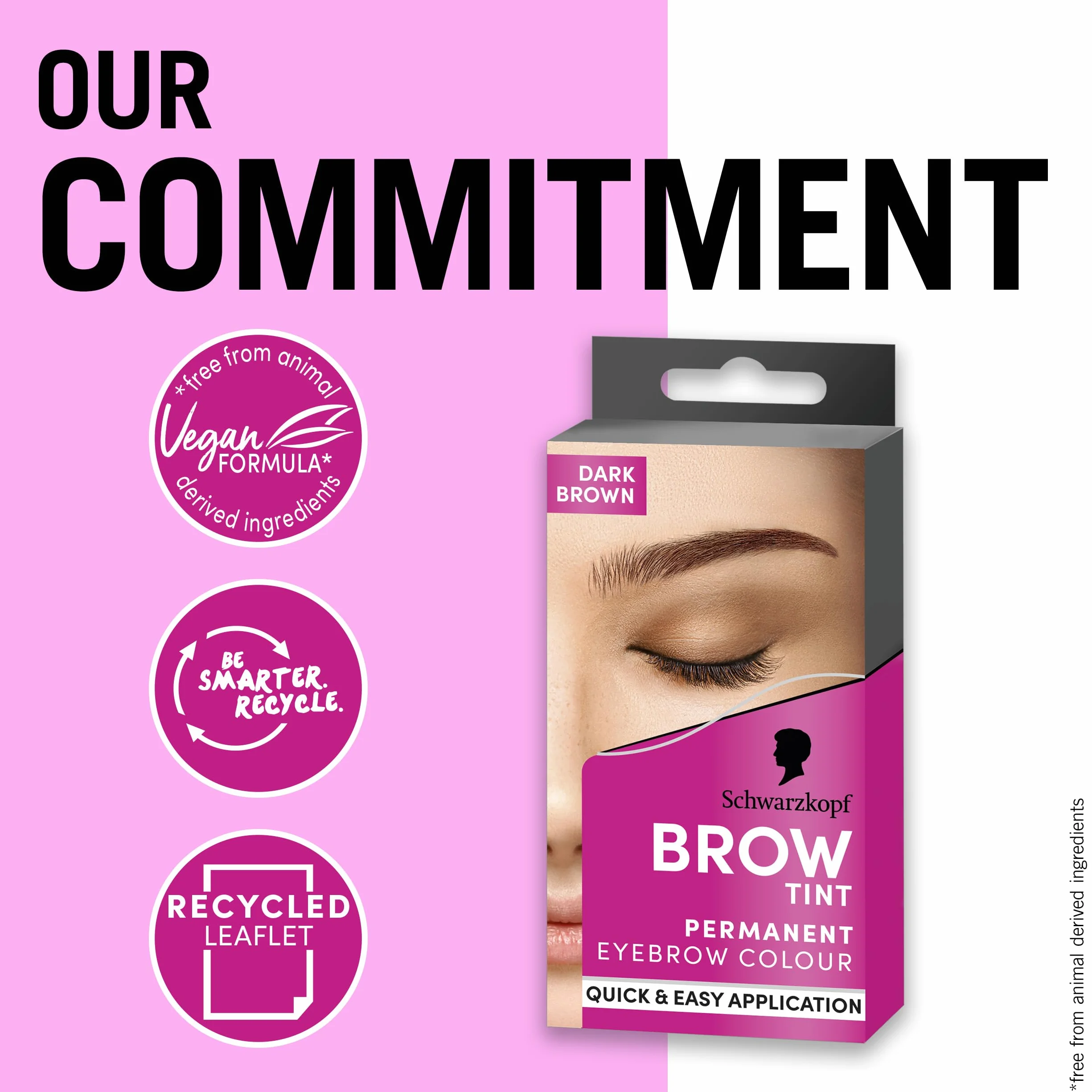 Schwarzkopf, Kit Sopracciglia, Colorazione Permanente per Sopracciglia, Tinta per Sopracciglia, Fino a 10 Applicazioni, Tonalità 4-1 Castano Scuro
