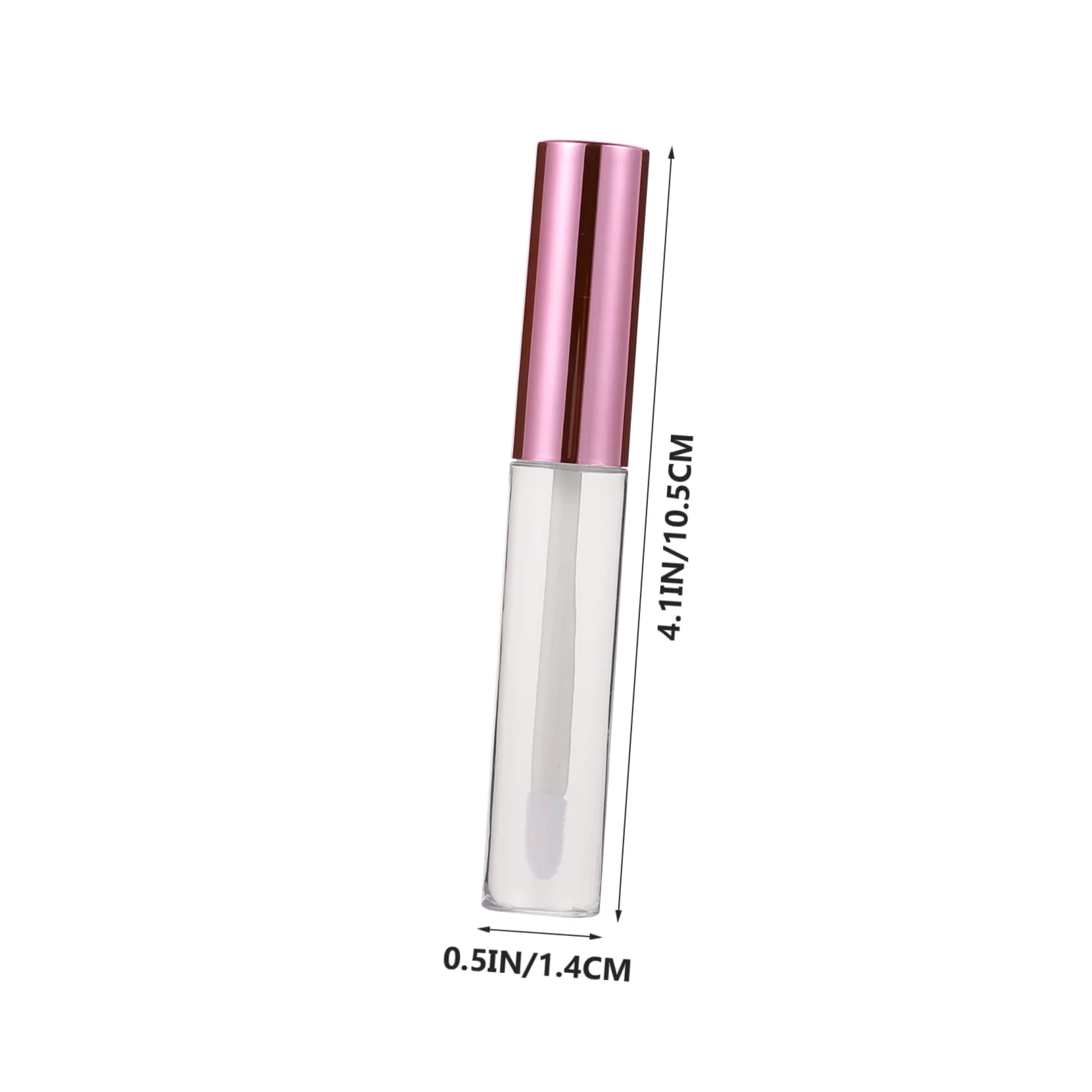 Tubetti per Gloss Labbra 10ml in Abs, Confezione da 40 Pezzi | Ricaricabili con Testina a Pennello, Formato Portatile, per Balsamo e Fai da Te Cosmetico