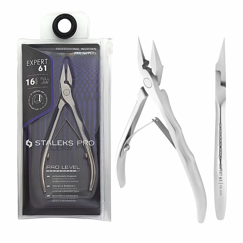 STALEKS PRO Tronchesina per unghie incarnite 16 mm Acciaio inossidabile Expert