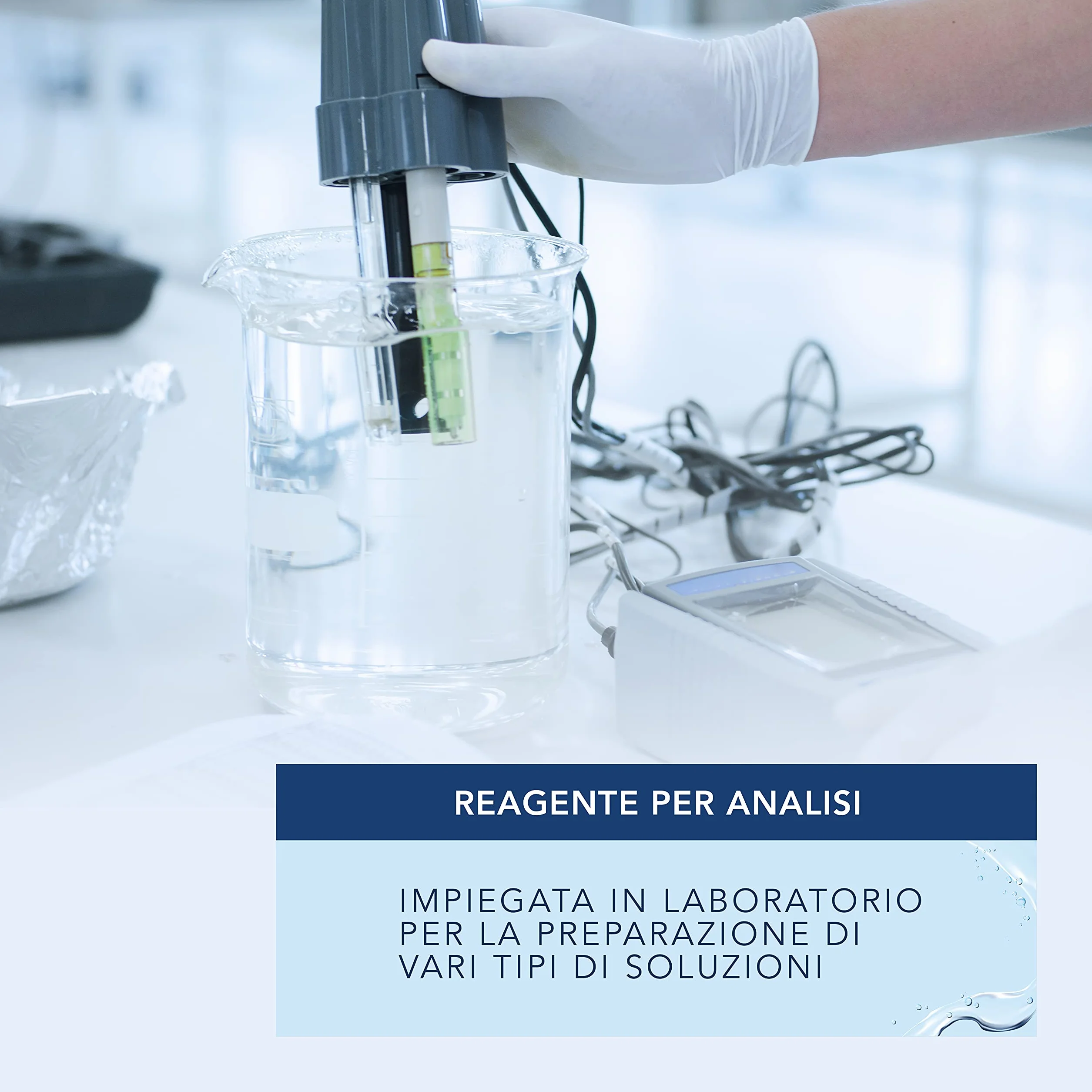 AIESI® Acqua Bidistillata F.U. pura (5 litri) per uso clinico ed industriale, Distillata due volte, Demineralizzata, Made in Italy