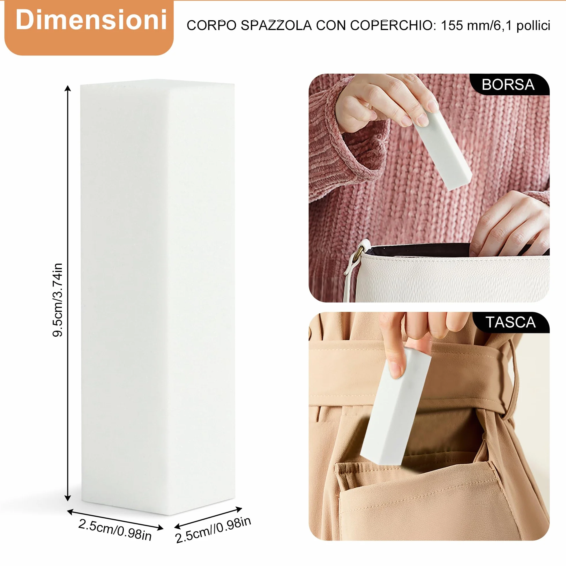 10 Pezzi Buffer Unghie Blocco((5 Bianchi e 5 Rosa), Strumenti per Manicure Professionale e Cura delle Unghie con Spugne Lucidanti per Rimodellamento e Finitura