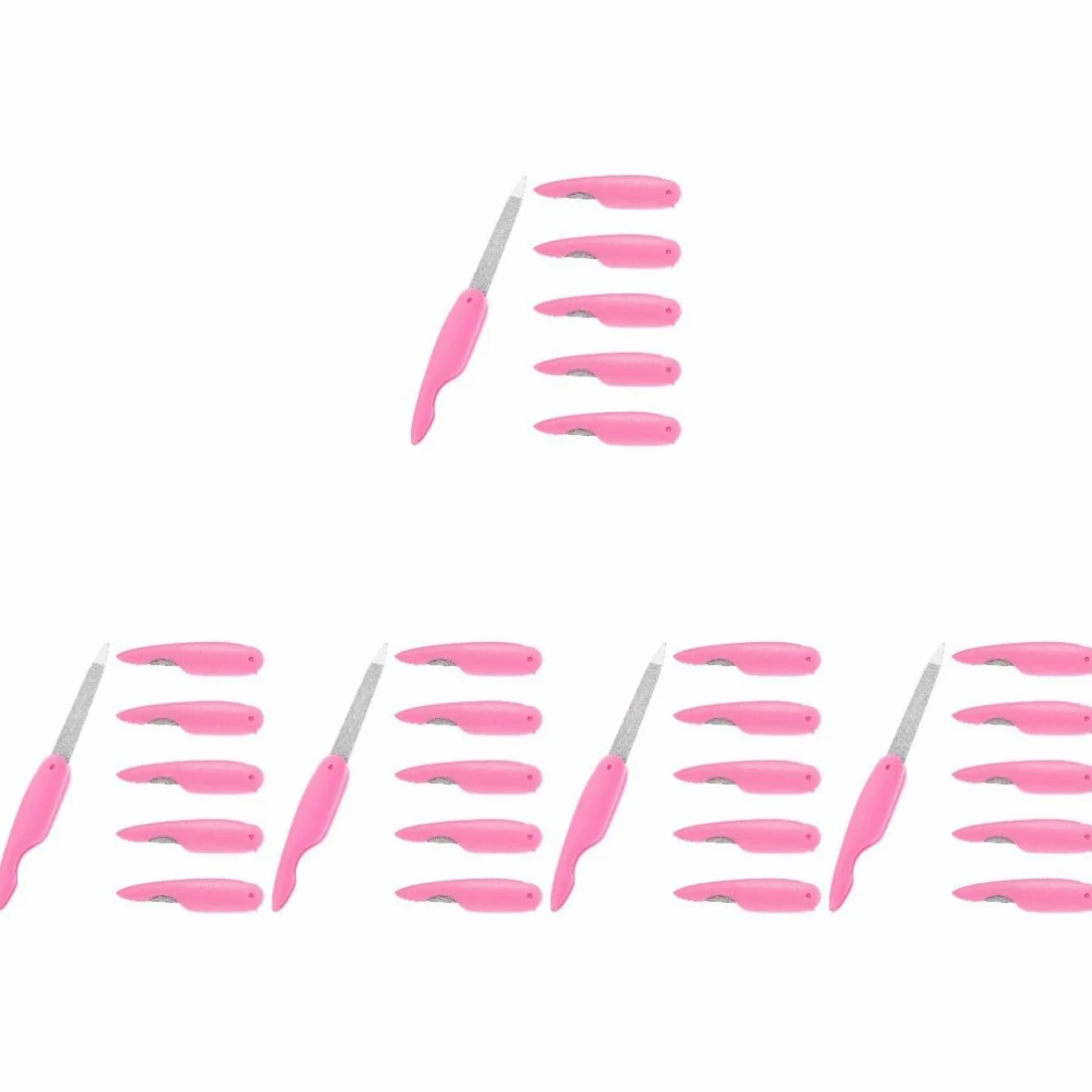 MAGICLULU 5 Set Di Lime Per Unghie Pieghevoli Per Unghie Set Di Lime Per Unghie Buffer Per Unghie E Pinzette Per Nail Art 6 Pezzi * 5