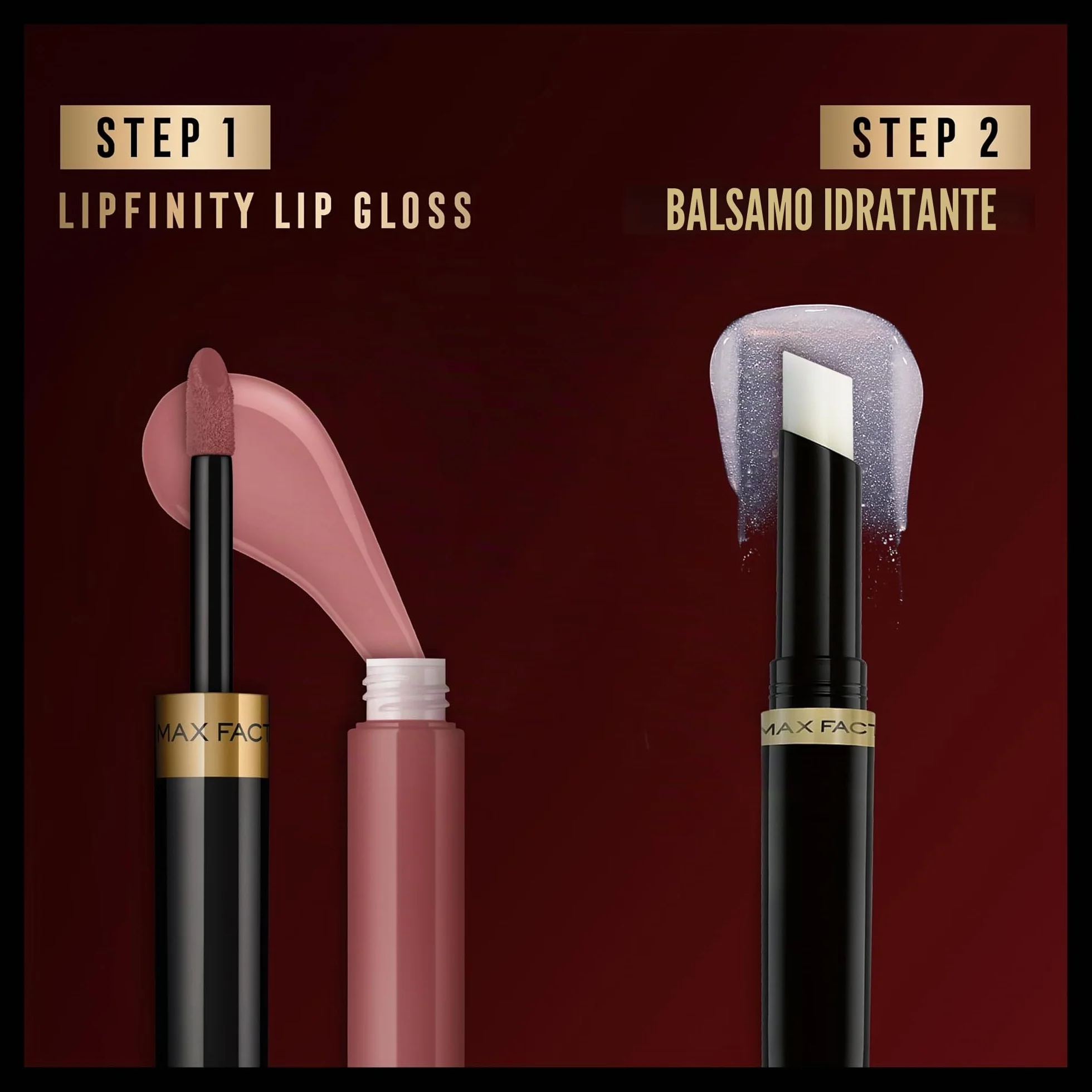 Max Factor Lipfinity Lip Colour Rossetto Lunga Durata Nuance 016 Glowing 2.3 ml 1.9 g