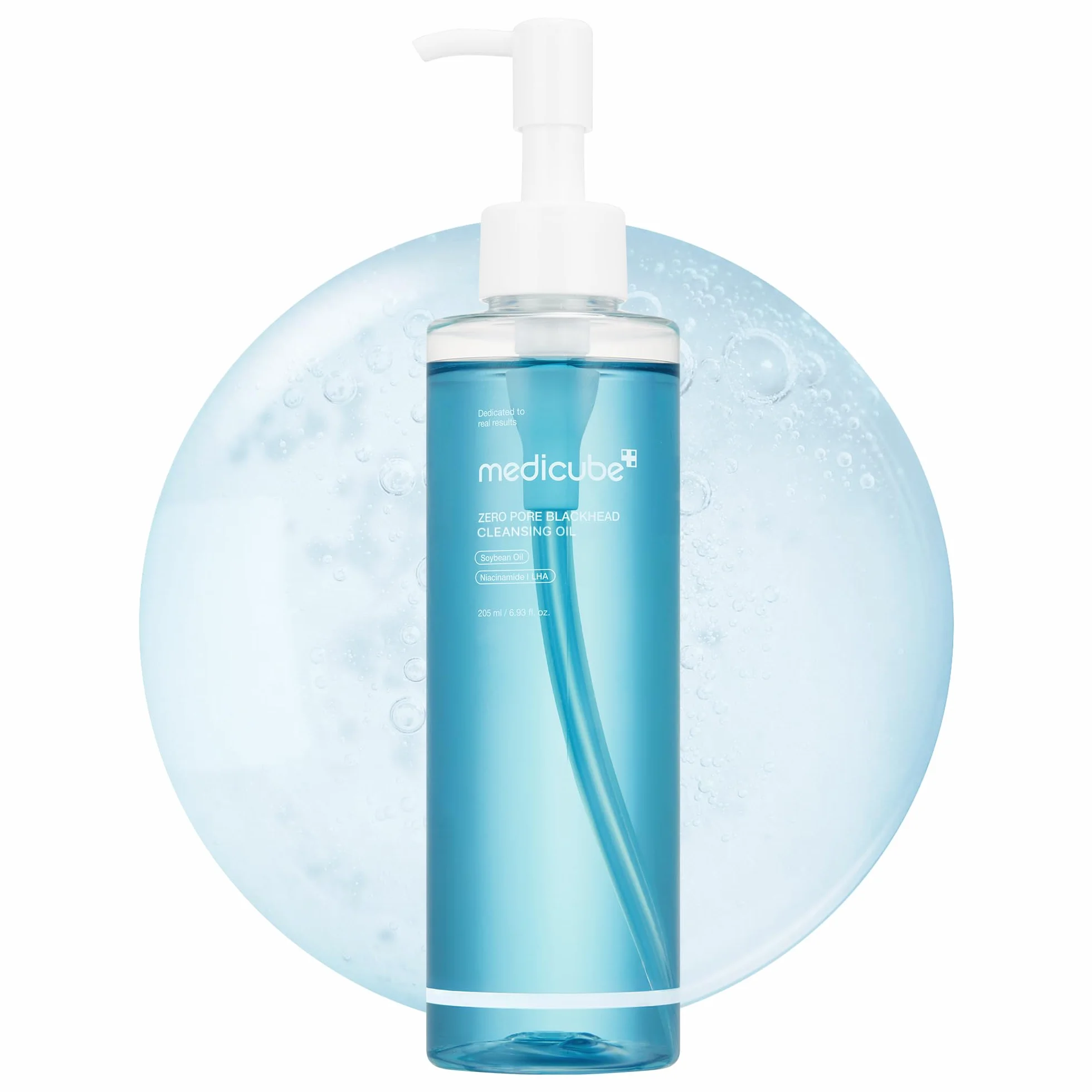 medicube Olio Detergente Per Punti Neri Zero Pore Per Tutti I Tipi Di Pelle, Detergente Viso Idratante Quotidiano, (205 Ml/6,93 Fl.Oz) Trasparente/Incolore