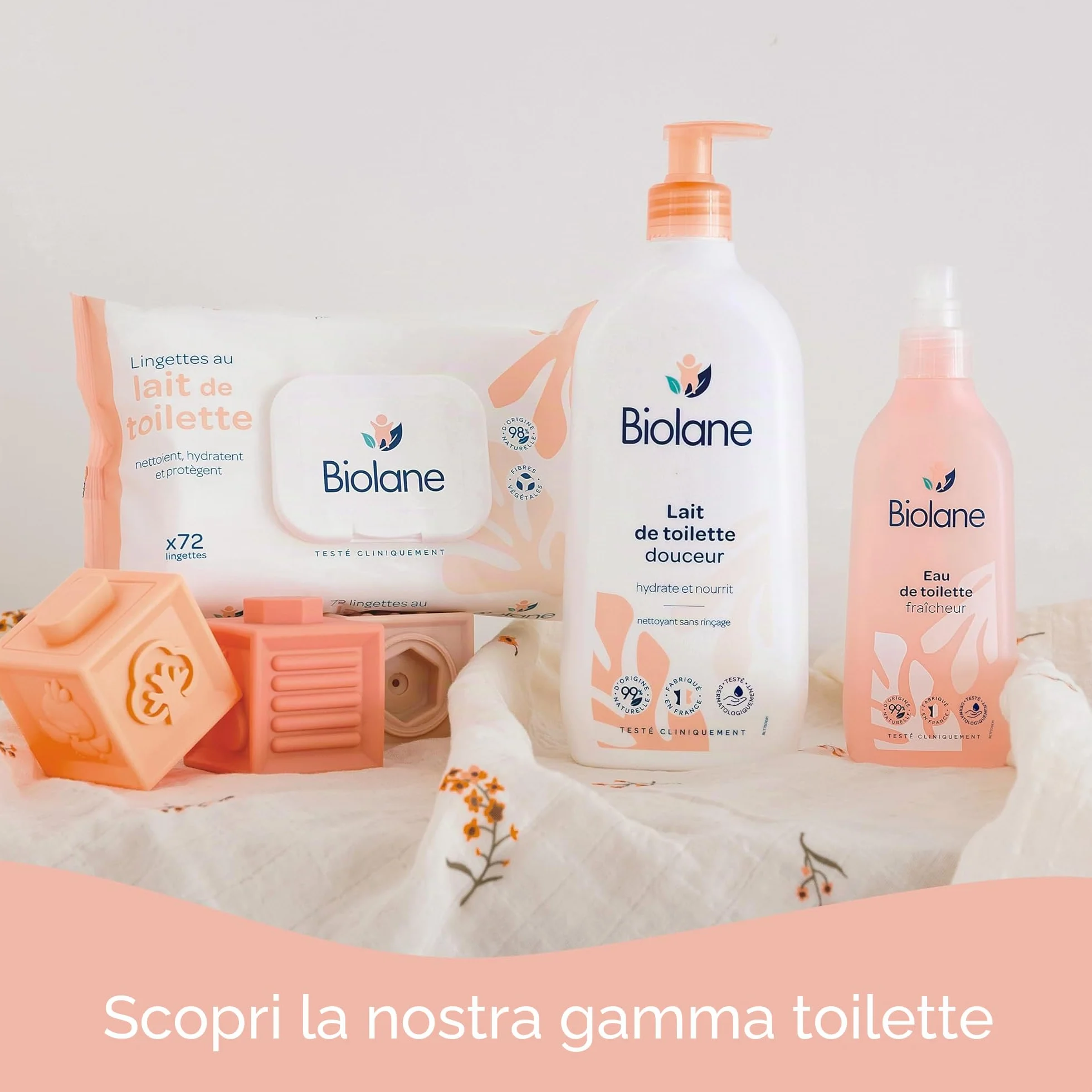 BIOLANE Eau de Toilette Bébé Frescheur 200 ml Nuova Formule
