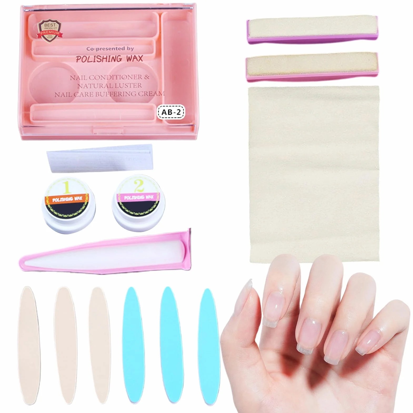 Kit Manicure Giapponese,Rinforzante Per Unghie Danneggiate | Rinforzo Strumenti Multiuso Per Ragazze Donne Adulti Casa Viaggio Moda Bellezza Recupero