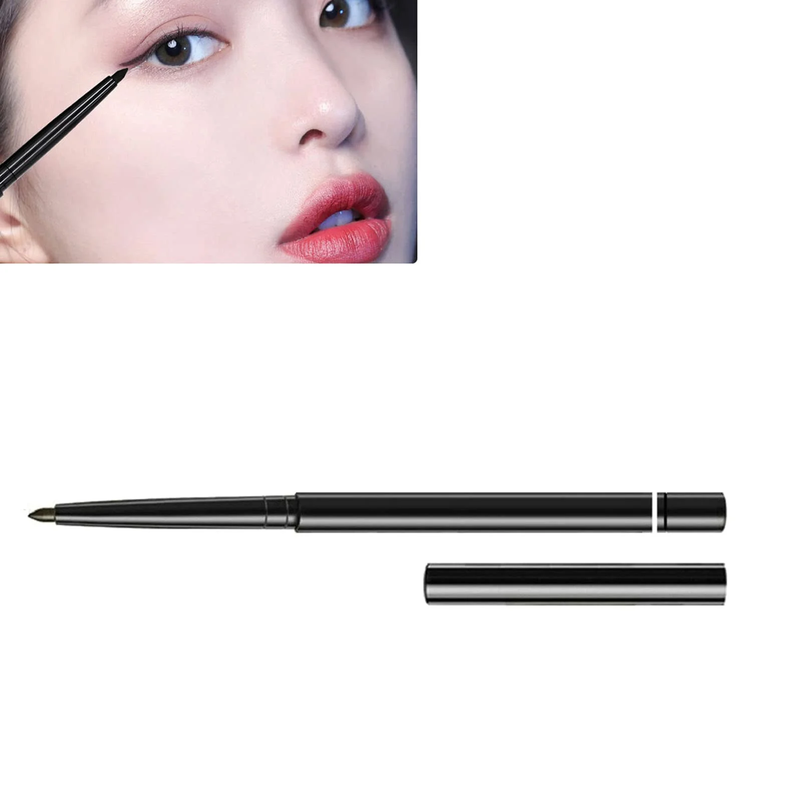 Matita Eyeliner Cremosa a Lunga Tenuta con Alta Pigmentazione per Occhi Labbra e Viso Ideale per Spose e Feste Intenso