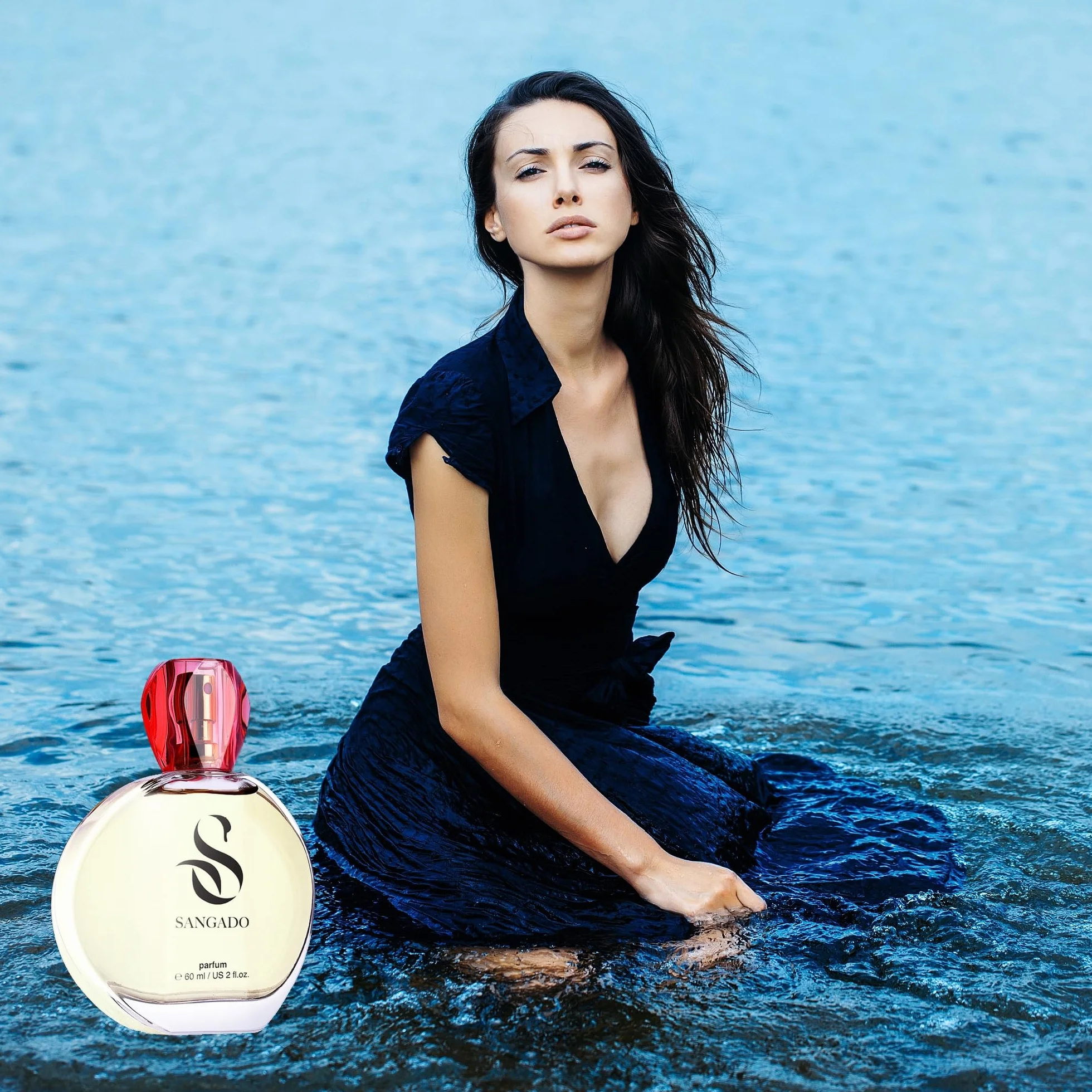 SANGADO Zeus Profumo per Donne, Lunga Durata 8-10 ore, Fragranza Lussuosa, Floreale Legnoso Muschiato, Preziose Essenze Francesi, Extra-Concentrato, Spray da 60 ml