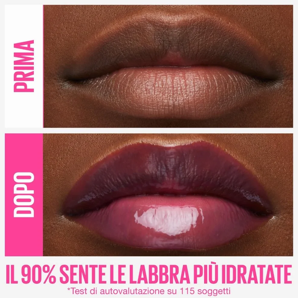 Maybelline New York Lifter Gloss, Lucidalabbra con acido ialuronico, Effetto rimpolpante e idratante, Silk (004), 5,4 ml