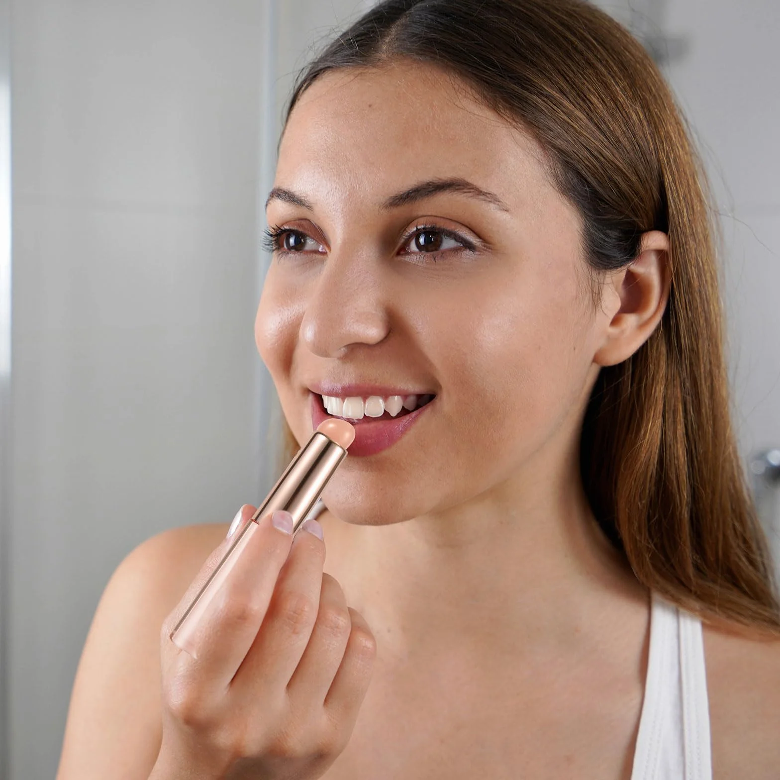 2 Pezzi Pennello per Labbra in Silicone, Applicatore Maschera Labbra con Cappuccio Multifunzionale Pennello Trucco per Rossetti Lucidalabbra Balsamo Labbra Correttore e Nail
