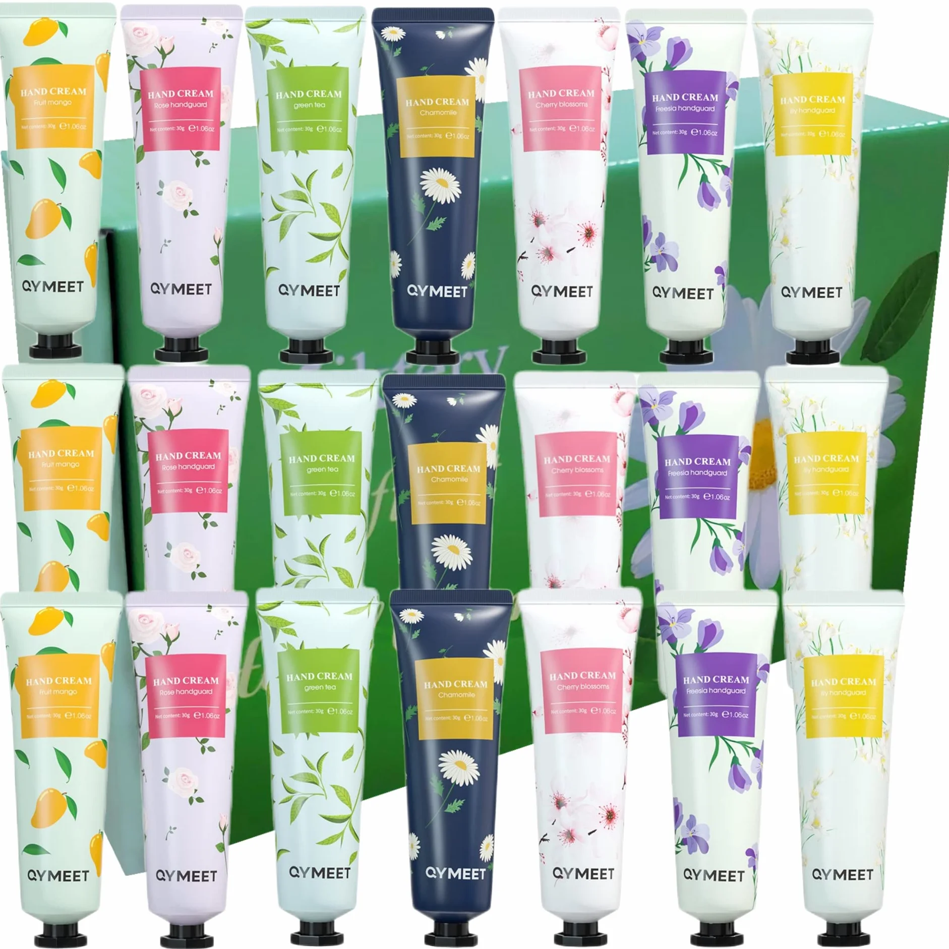 21 Crema Mani, Set Regalo da Donna, Lozione Extra Idratanti per Festa Della Mamma, Compleanno, Natale, per Calze, per Fidanzata Moglie con 7 Fragranze